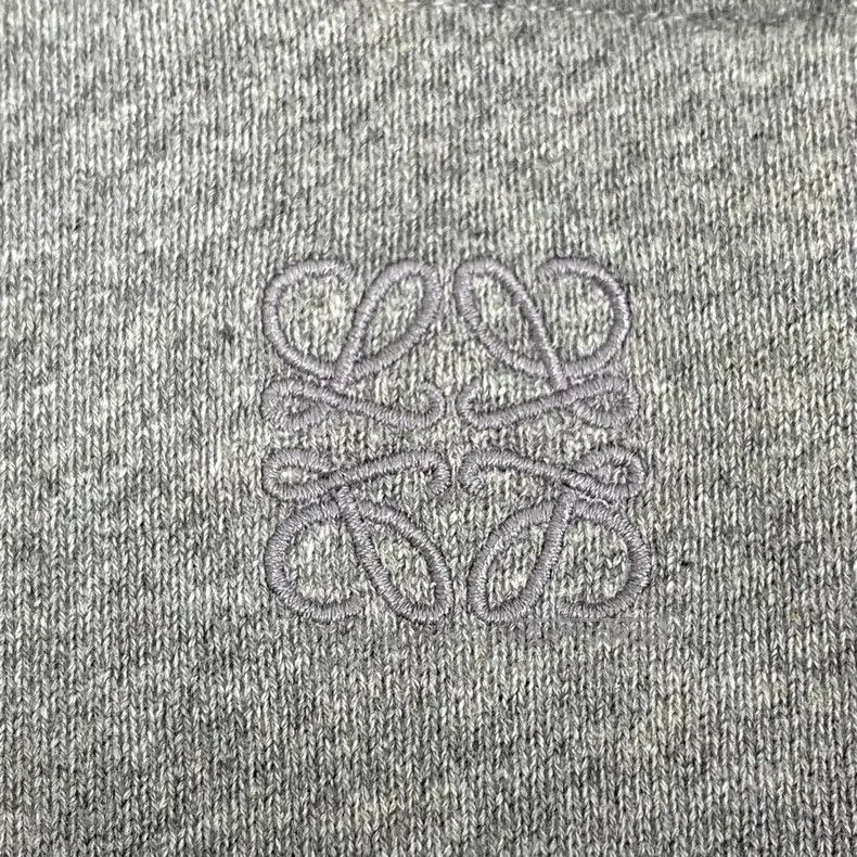 Loewe Loewe Gray Cotton Hooded Drawstring Long Sleeve Irregular Size S / US 4 / IT 40 - 5 Thumbnail