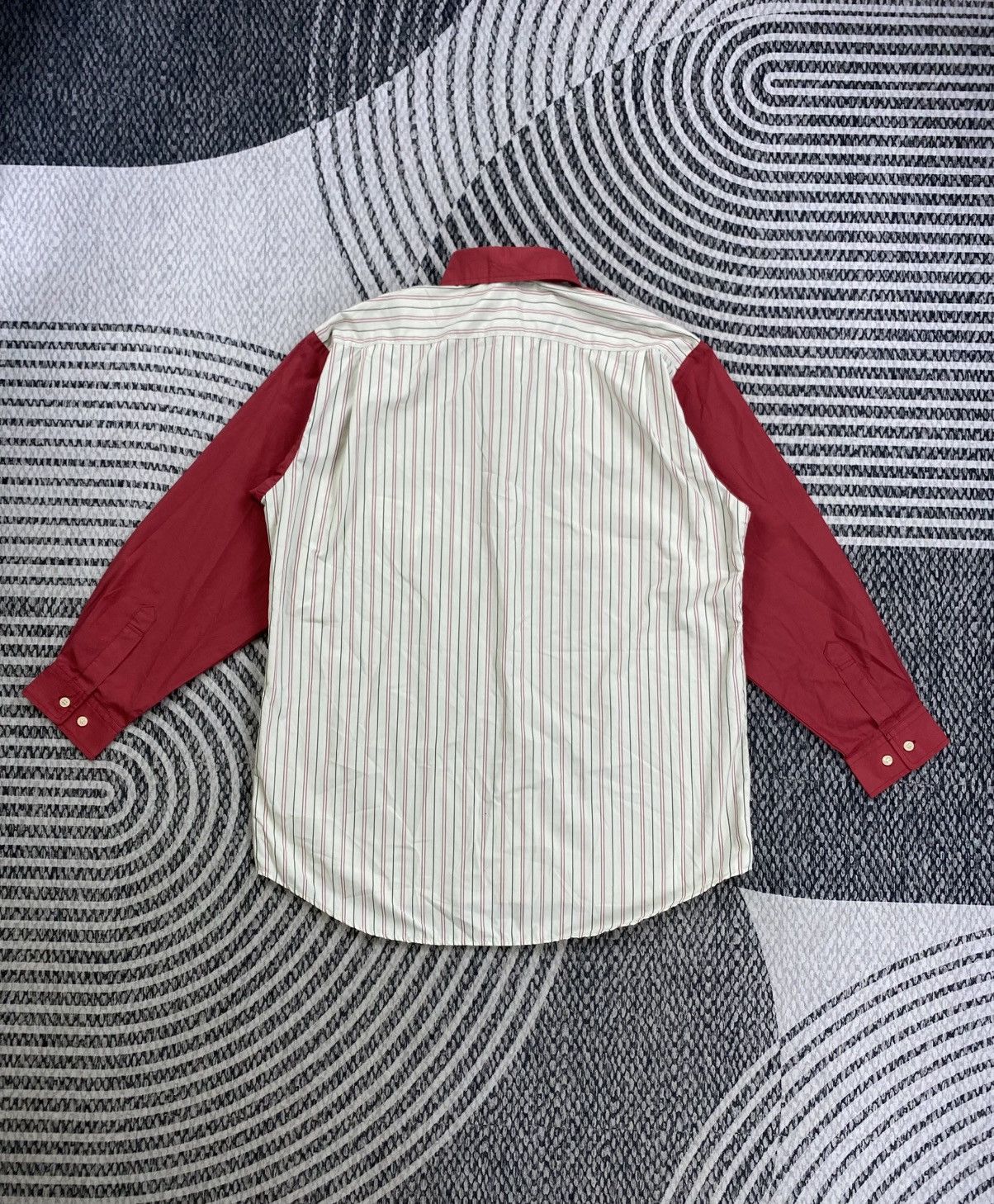 Japanese Brand Vintage Eneos Racing Striped Button Up Shirt Size US L / EU 52-54 / 3 - 2 Thumbnail