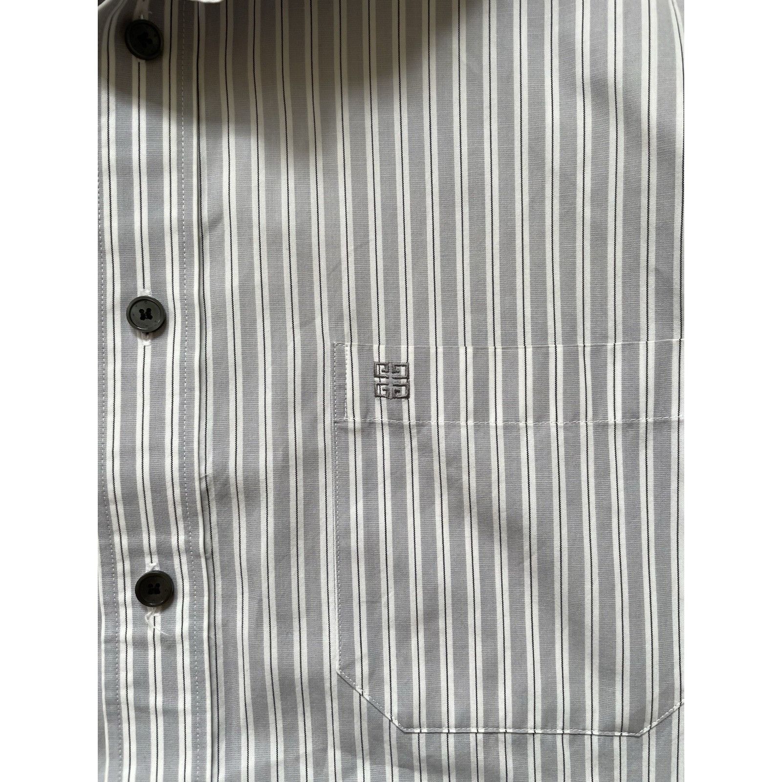 Givenchy Vintage Givenchy Striped Shirt Size US M / EU 48-50 / 2 - 4 Thumbnail