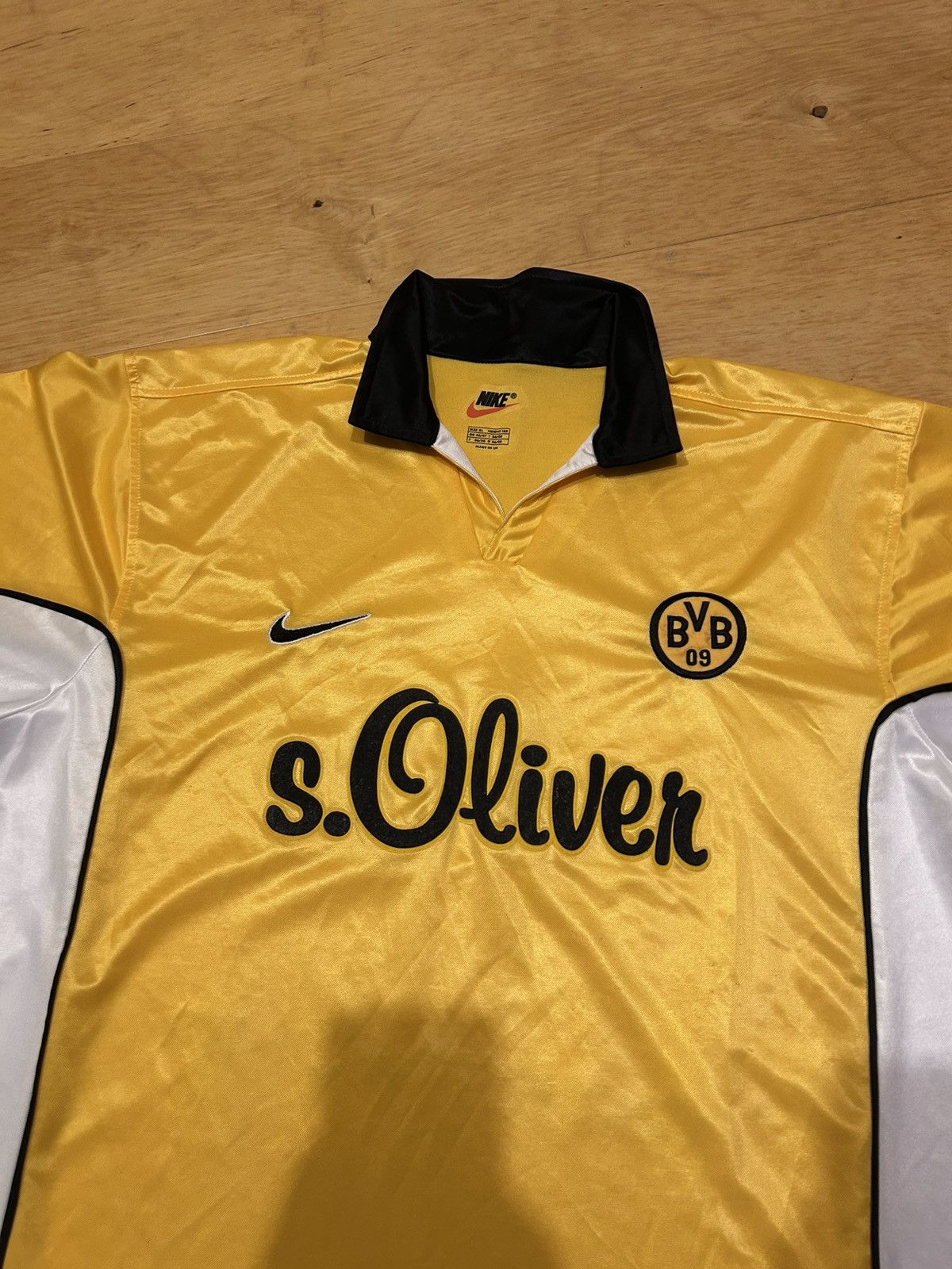 Nike × Vintage Nike Borussia Dortmund BVB 09 Nerlinger 1998/00 Vintage 90e Size US XL / EU 56 / 4 - 2 Thumbnail