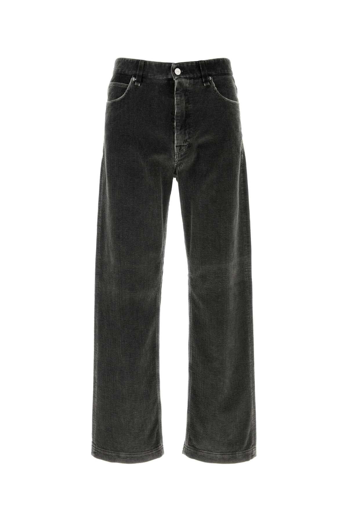 Fendi Charcoal Corduroy Pant Size US 31 - 1 Thumbnail