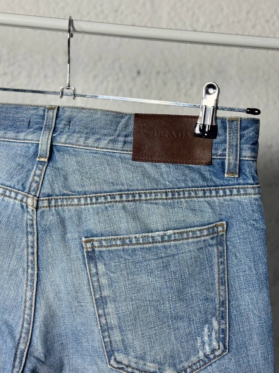 Prada Prada Blue Washed Denim Jeans Size US 31 - 14 Thumbnail