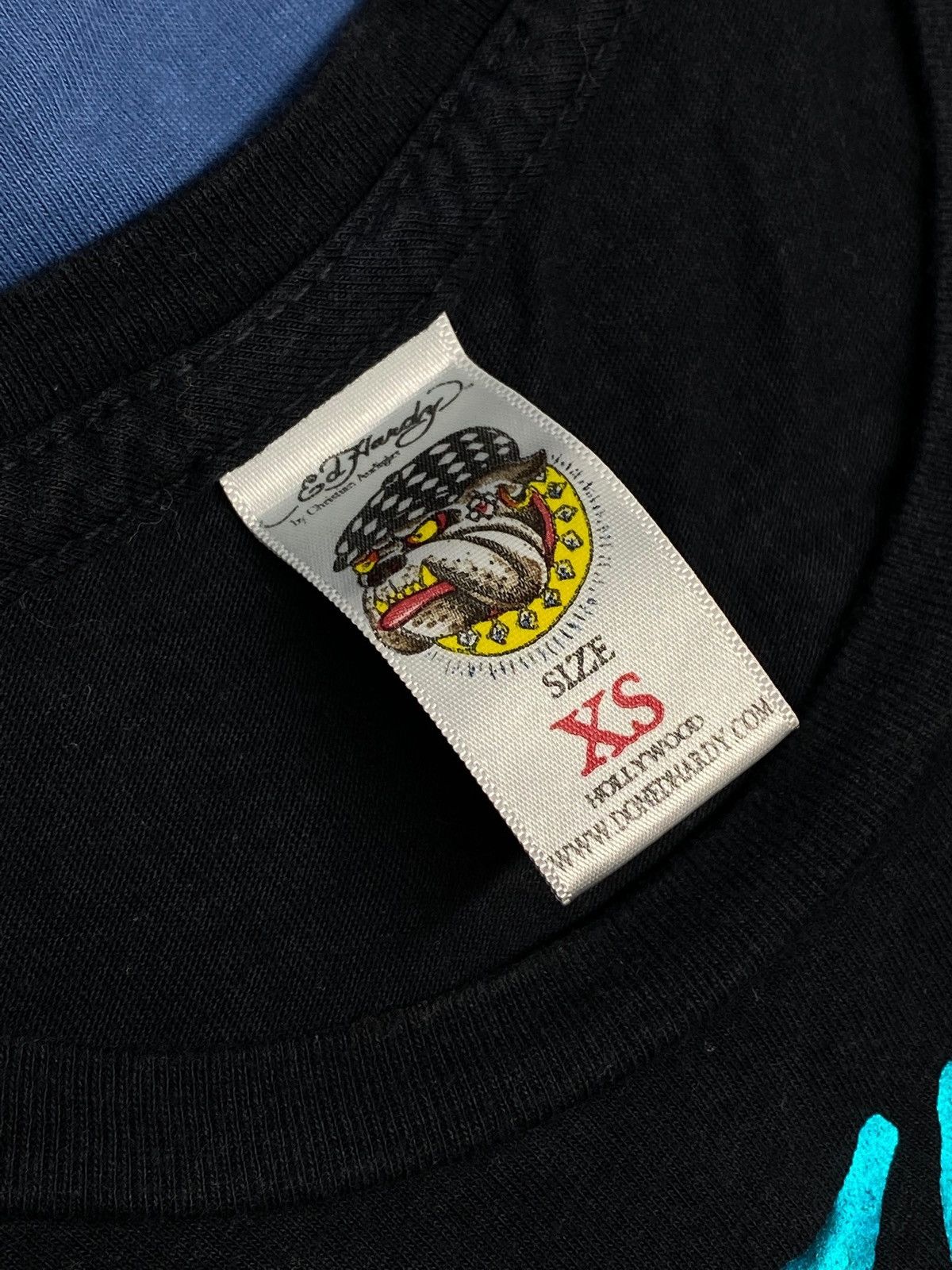 Ed Hardy 🔥 Y2K ED HARDY TIGER TEE TATTOO GRAPHIC CHRISTIAN AUDIGIER Size XS / US 0-2 / IT 36-38 - 10 Thumbnail