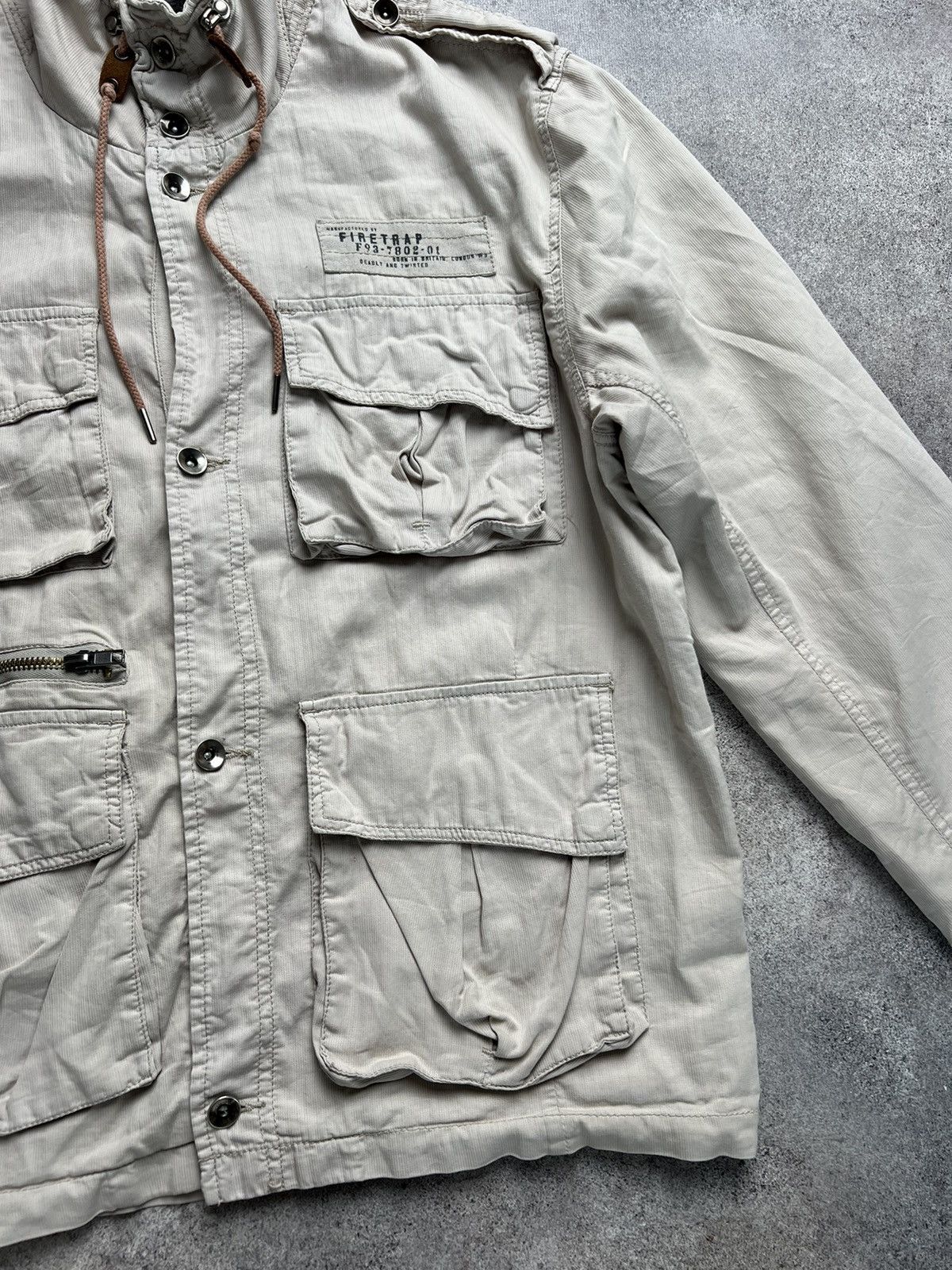 Firetrap × Japanese Brand × Vintage Firetrap vintage multi pocket hunting jacket Size US L / EU 52-54 / 3 - 3 Thumbnail