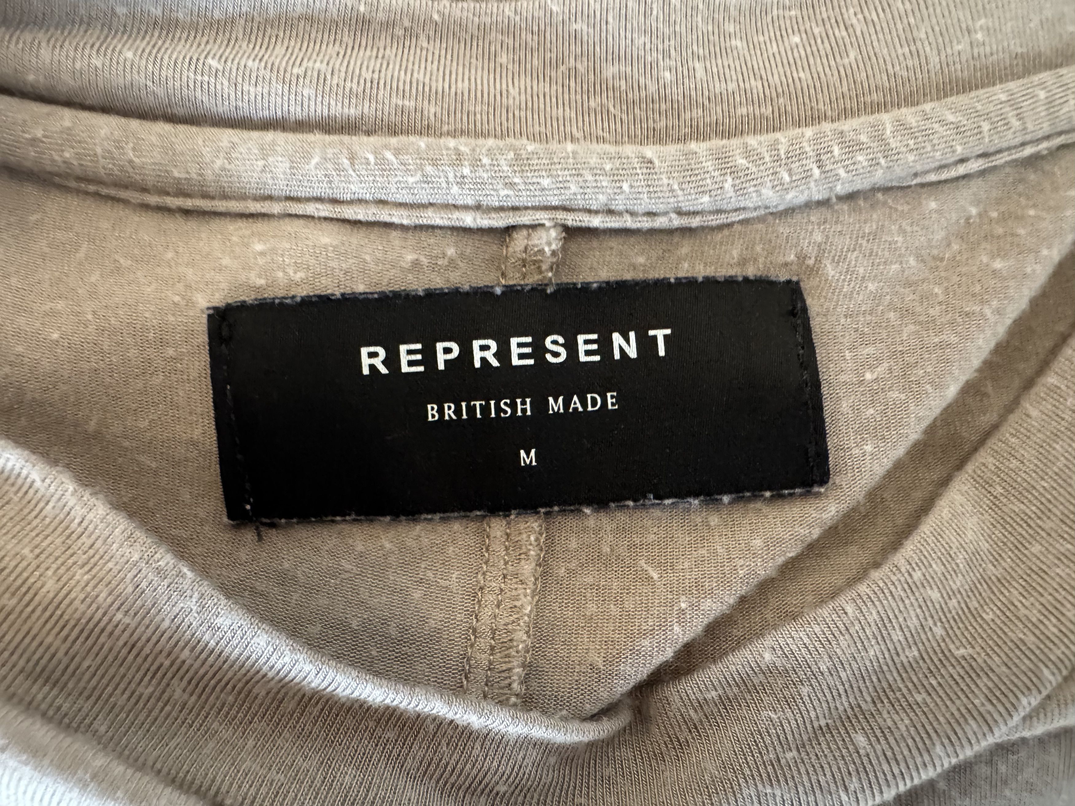 Represent Clo. Beige Viscose T Shirt Size US M / EU 48-50 / 2 - 3 Thumbnail