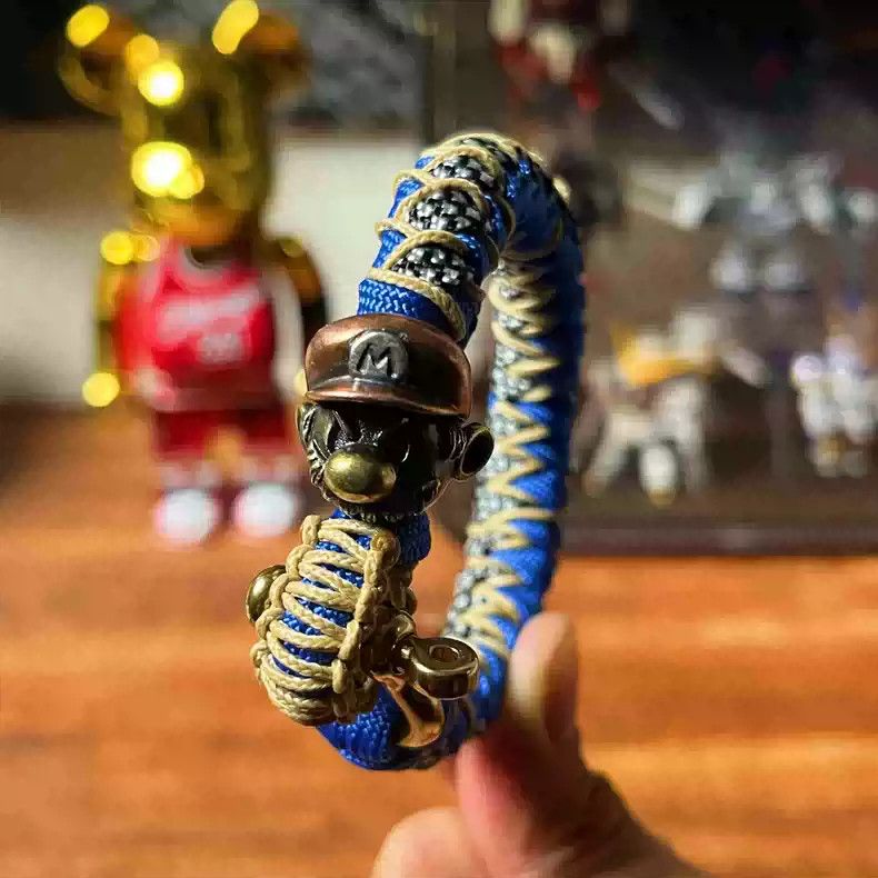 Handmade × Japanese Brand Handmade Super Mario Paracord Bracelet Size ONE SIZE - 1 Thumbnail