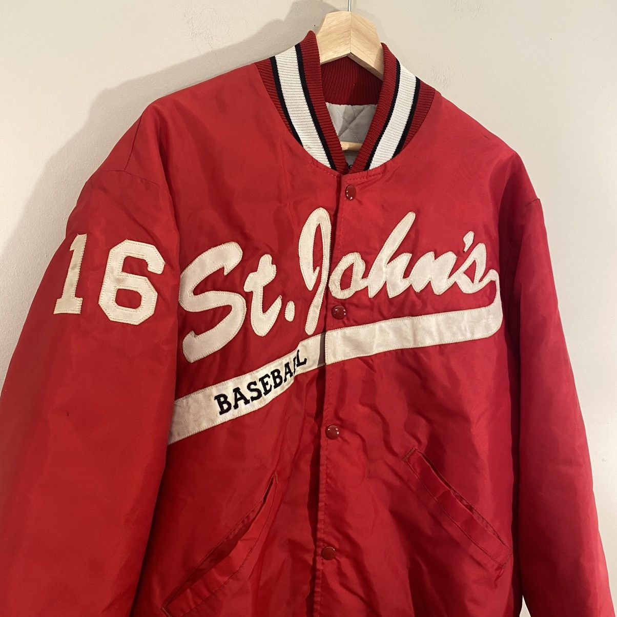 Vintage Vintage St. Johns Varsity Bomber Jacket Large Size US L / EU 52-54 / 3 - 2 Thumbnail