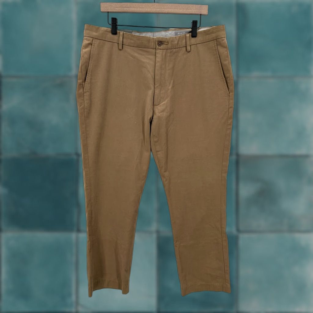 Cremieux Daniel Cremieux Signature Collection Pants Mens 38x28 Brown Stretch Chino NWT Size US 38 / EU 54 - 1 Thumbnail