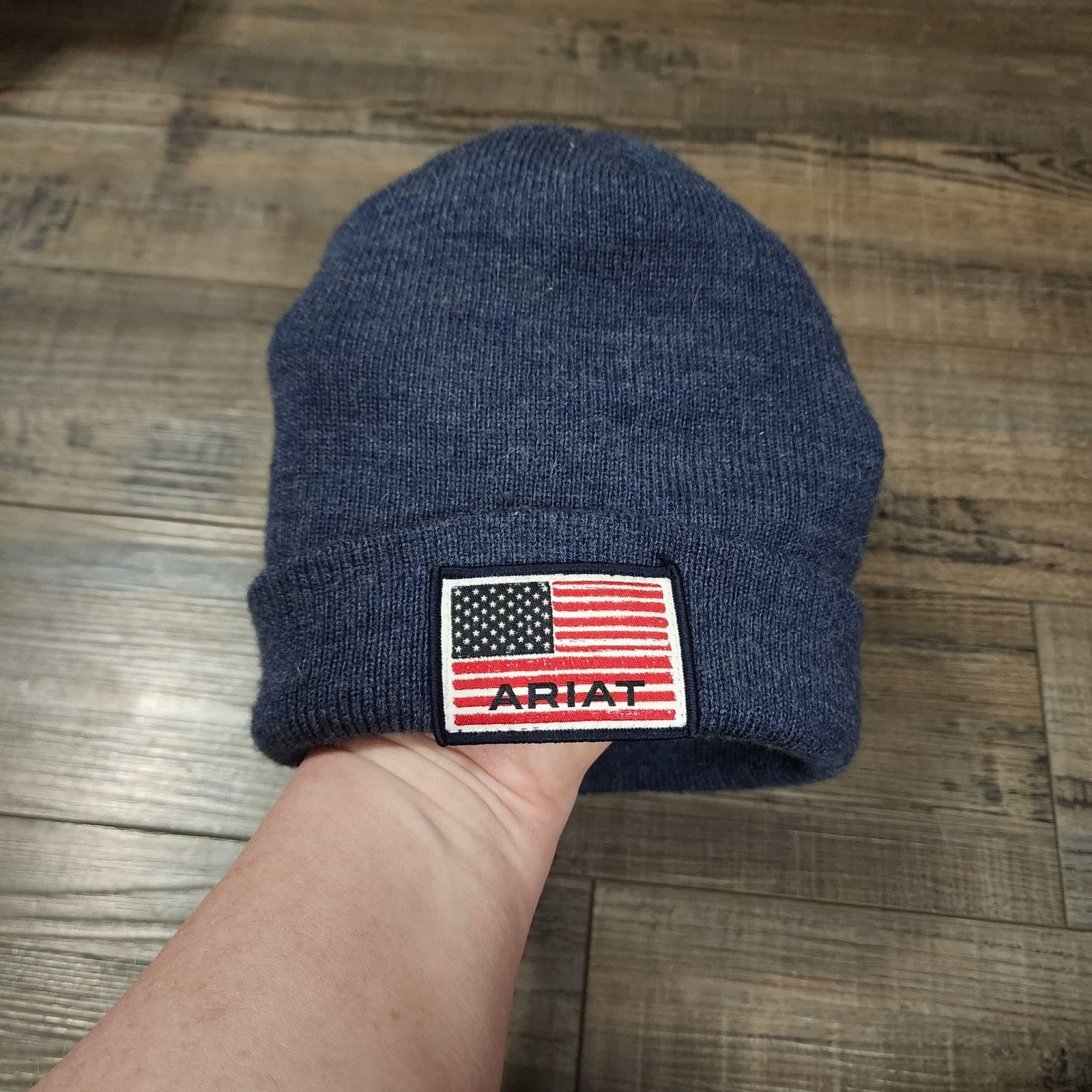 Ariat Ariat beanie Blue USA Flag b29 Size ONE SIZE - 1 Thumbnail