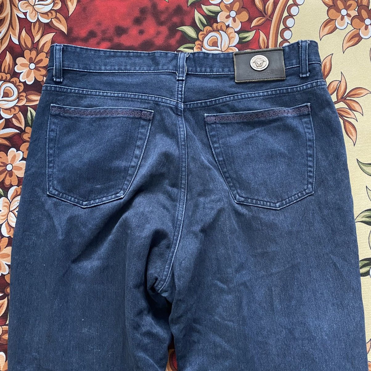 Versace Jeans Couture Vintage Versace Jeans Couture Navy Blue Jeans Size US 38 / EU 54 - 9 Thumbnail