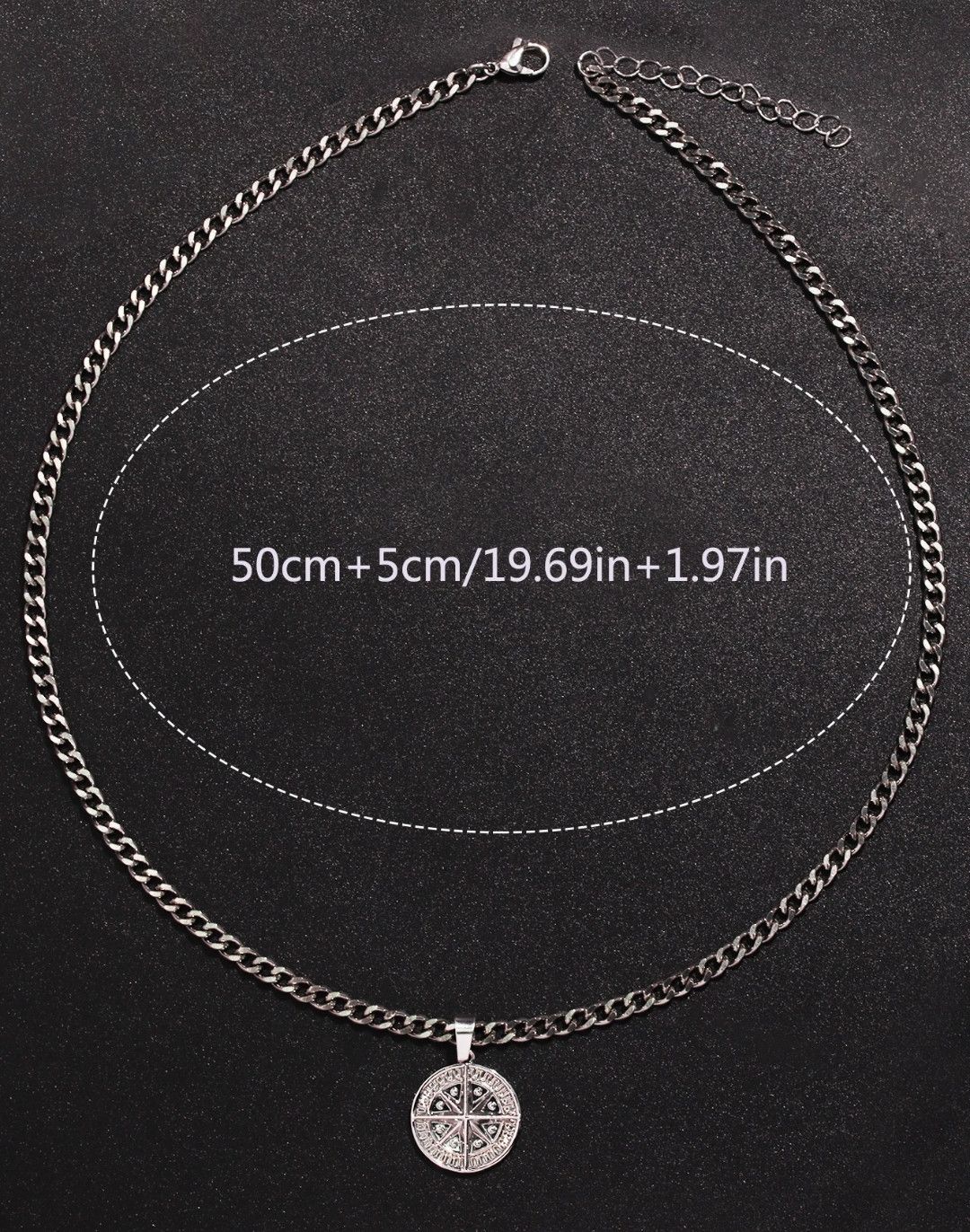 Jewelry × Vintage Compass pendant 50cm necklace vintage vibe Size ONE SIZE - 5 Thumbnail