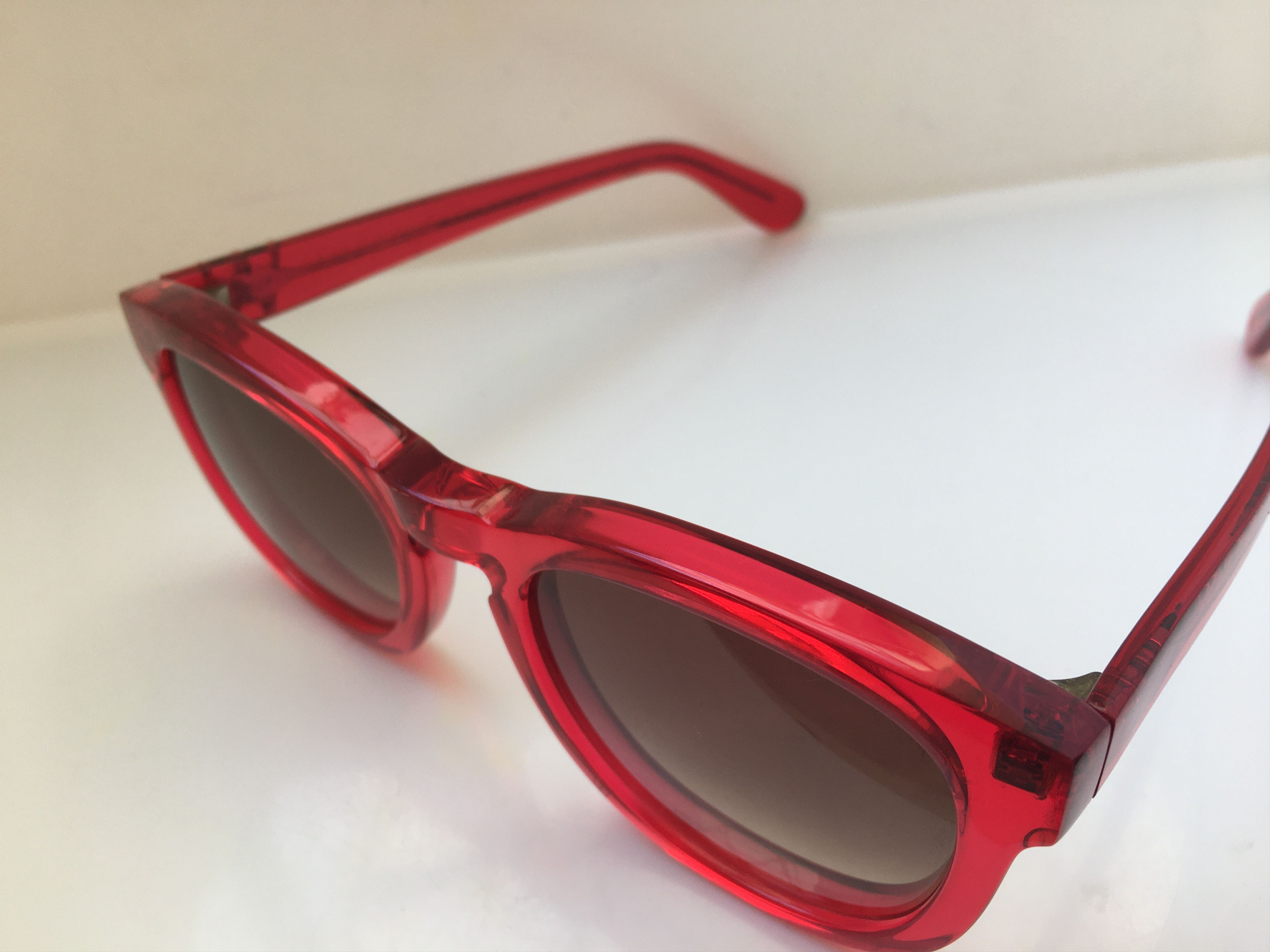 Wildfox Classic Fox Clear Red Sunglasses Frame