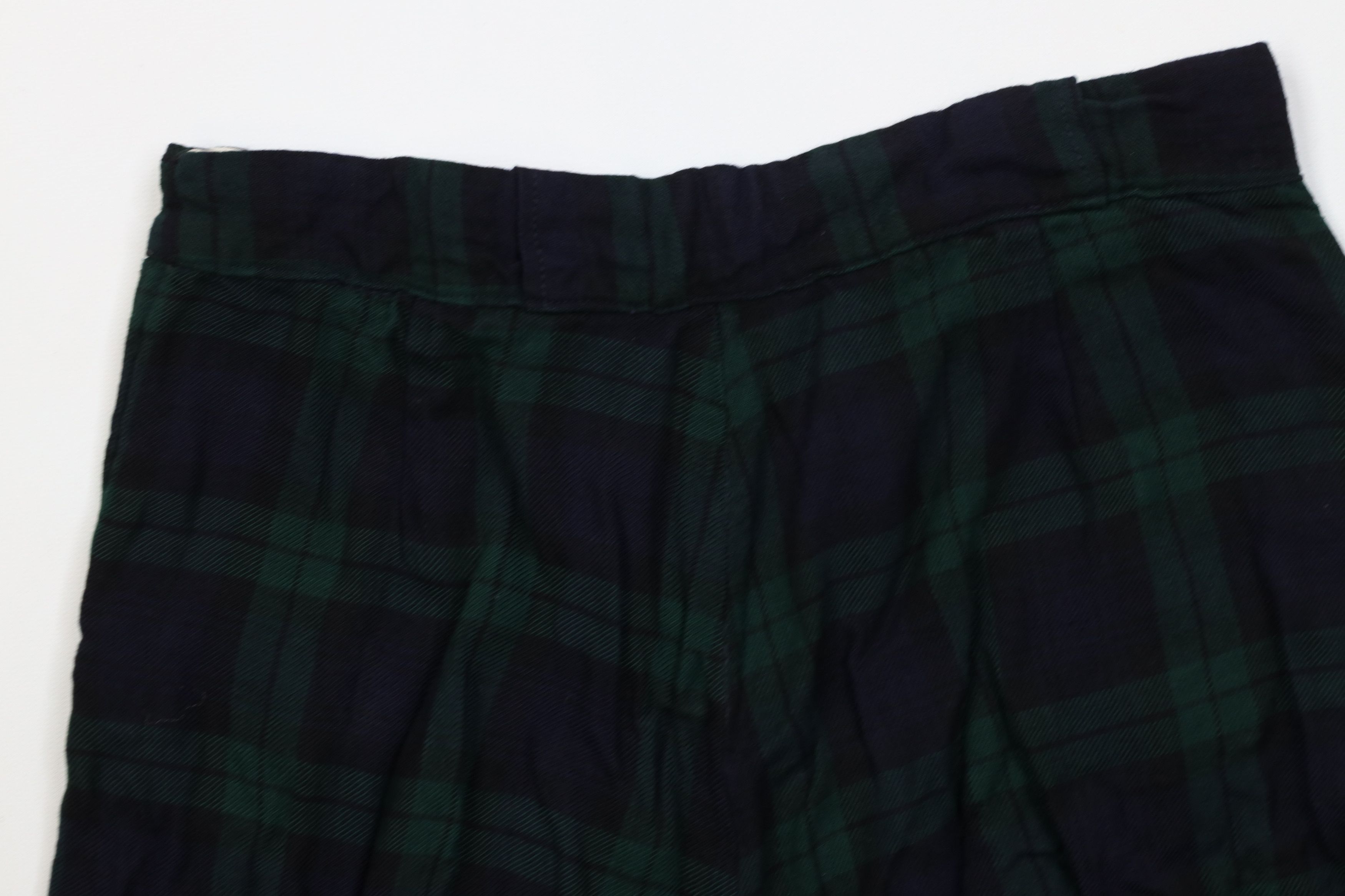 Vintage Vintage 50s Streetwear Rayon Gabardine Knit Shorts Plaid USA Size 26" / US 2 / IT 38 - 9 Thumbnail