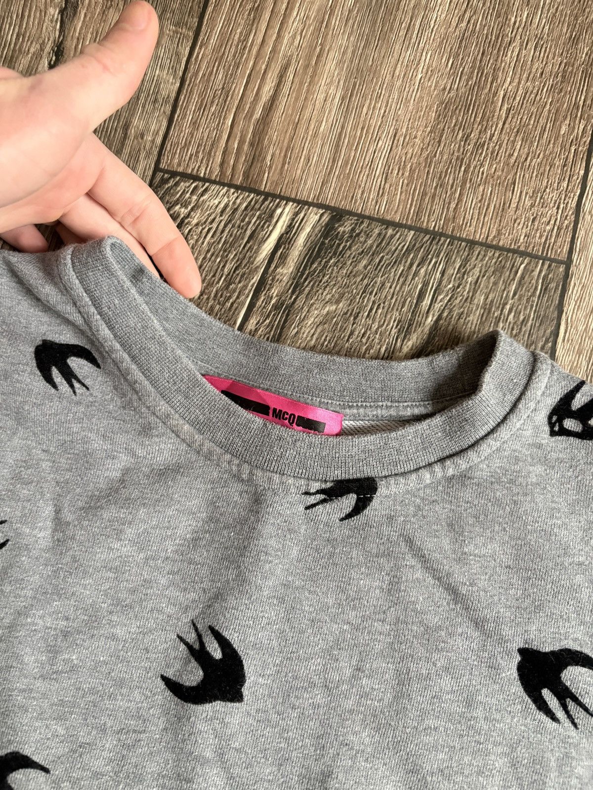 Alexander McQueen Alexander McQueen Swallow Long Dress Sweatshirt All over Size S / US 4 / IT 40 - 6 Thumbnail