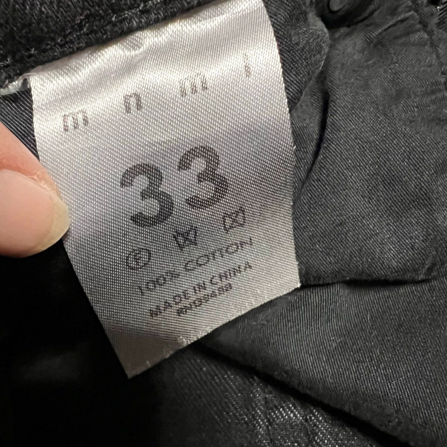 MNML MNML Jeans Mens 33 Black Distressed Slim Rope Drawstring Button Fly 34x32.5 Inseam 32 Mens Size US 33 - 5 Thumbnail