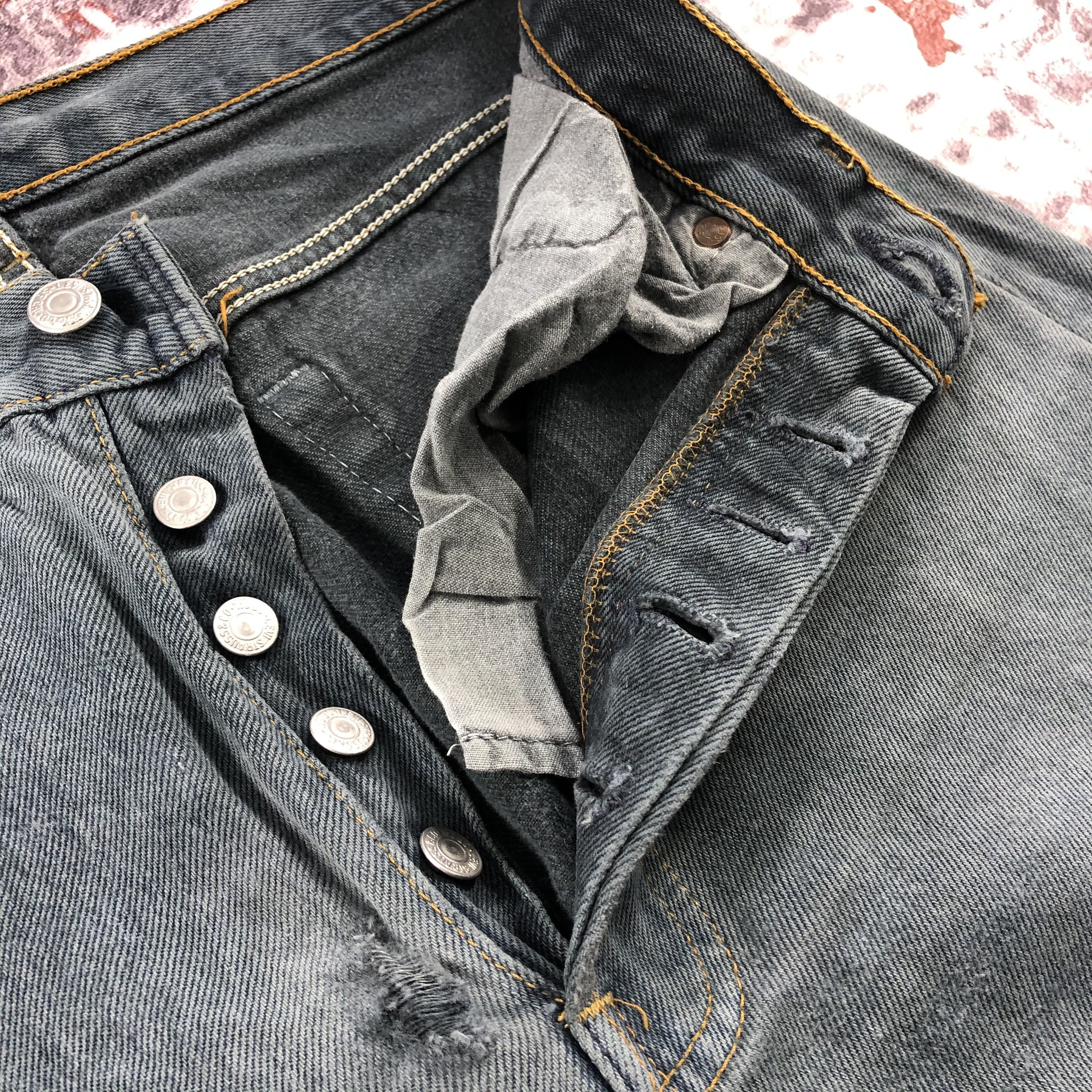 Levi's × Vintage 90s Vintage Levis 501 Jeans-JM2273 Size US 31 - 11 Thumbnail