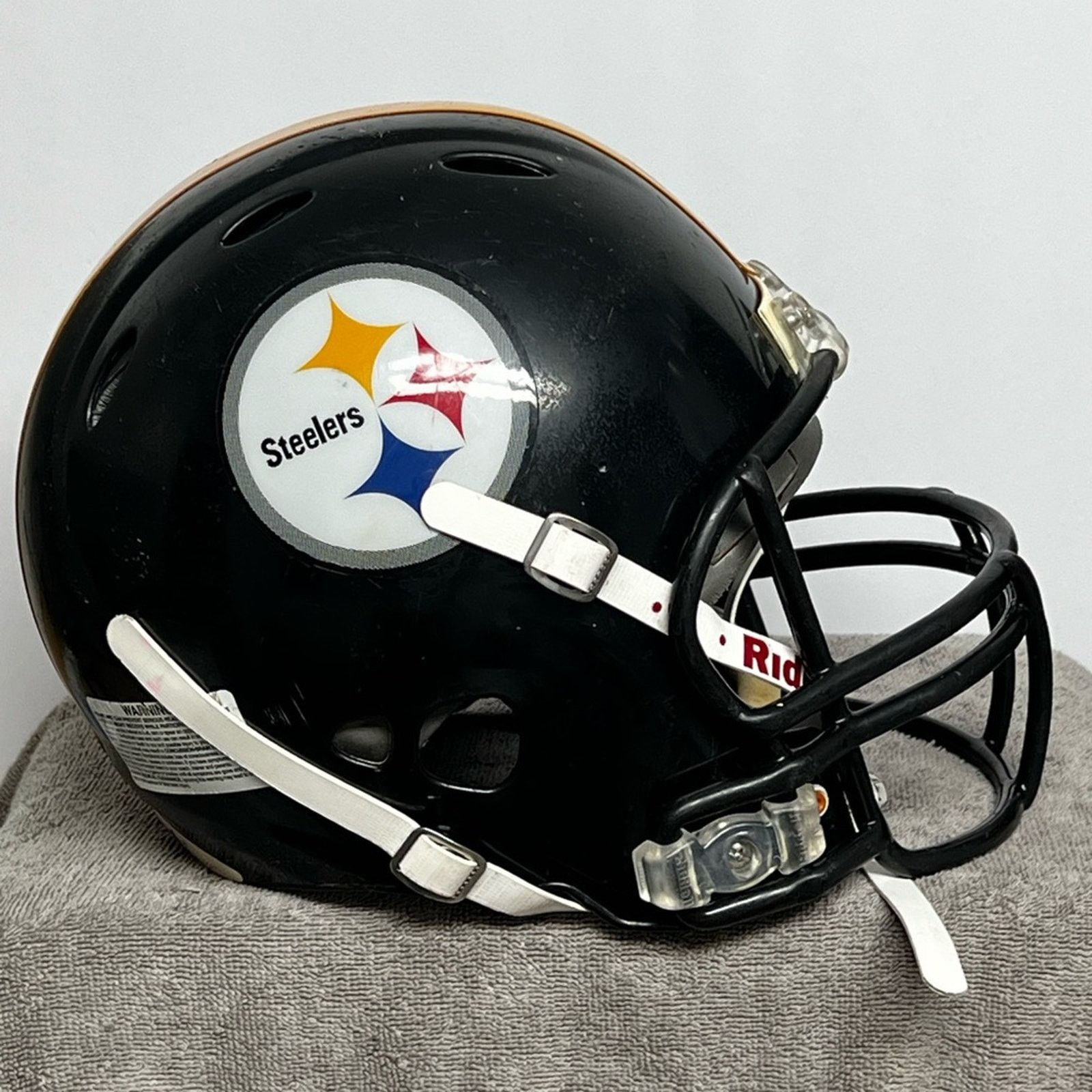 Riddell Pittsburgh Steelers Full Size Riddell Helmet Youth XS NICE Size ONE SIZE - 1 Thumbnail