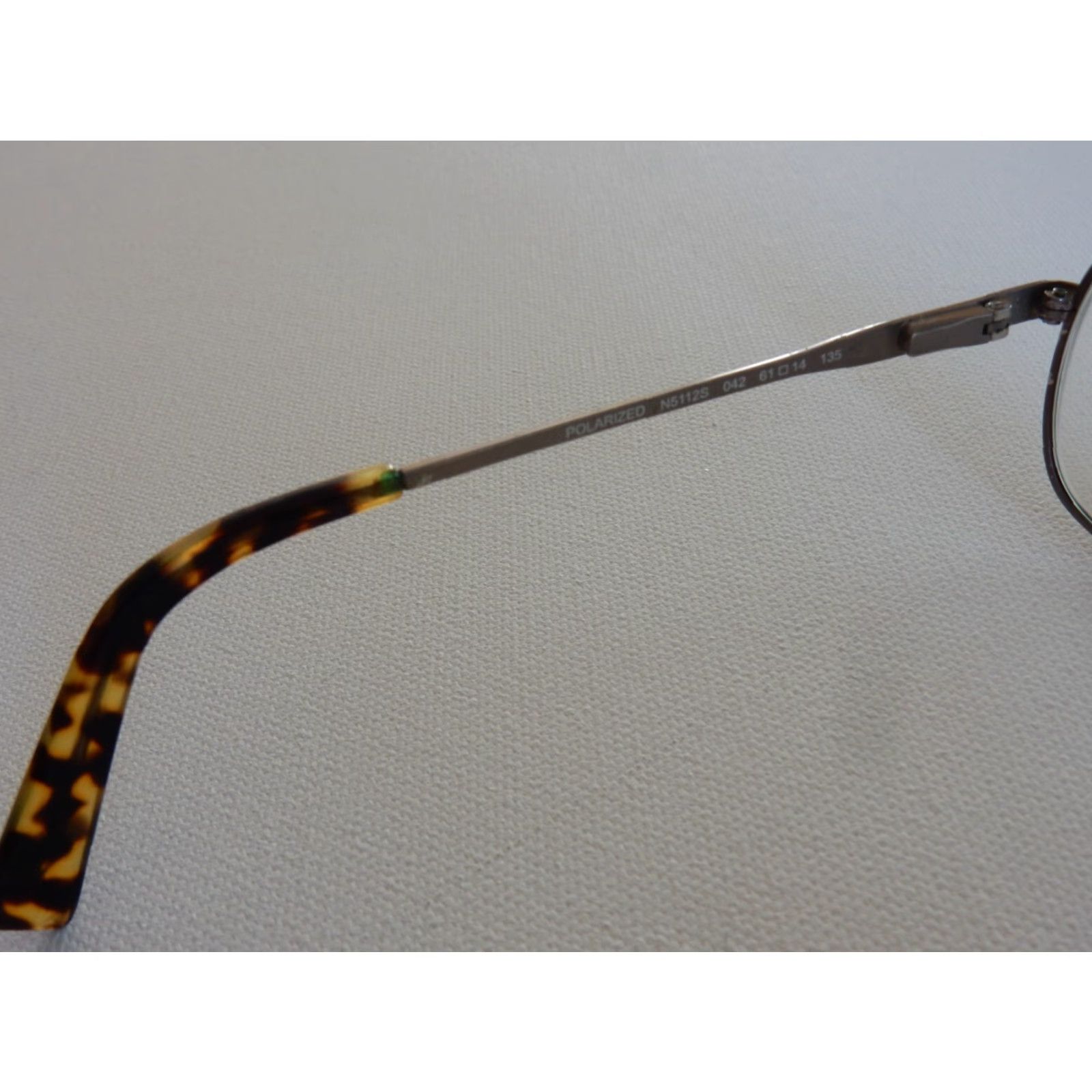 Nautica VINTAGE Nautica Sunglasses Frames Aviator Men Silver 61mm 14-135 N5112S 042 Size ONE SIZE - 6 Thumbnail