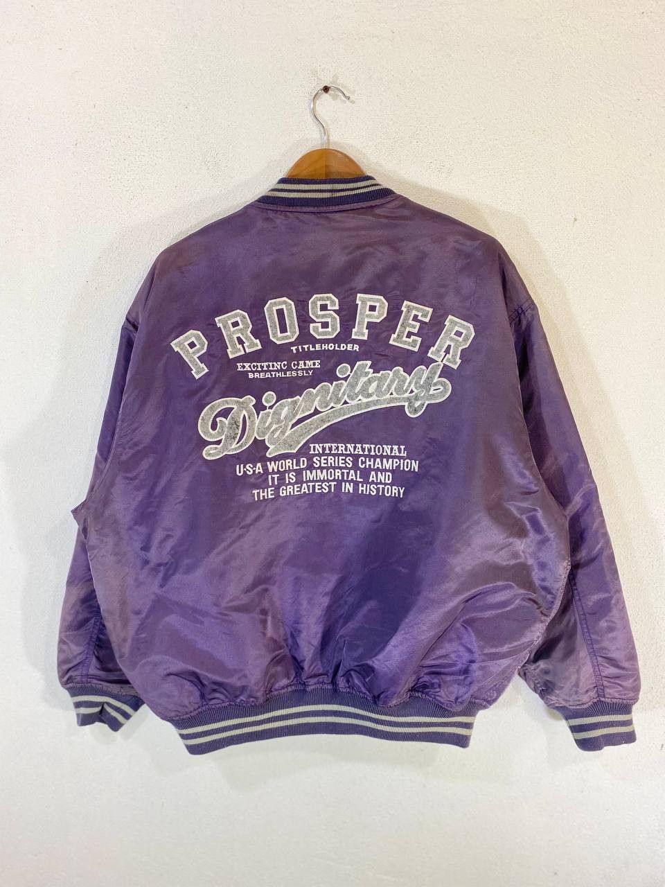 Japanese Brand vintage bon marlen bomber jacket embroided Size US XL / EU 56 / 4 - 8 Thumbnail