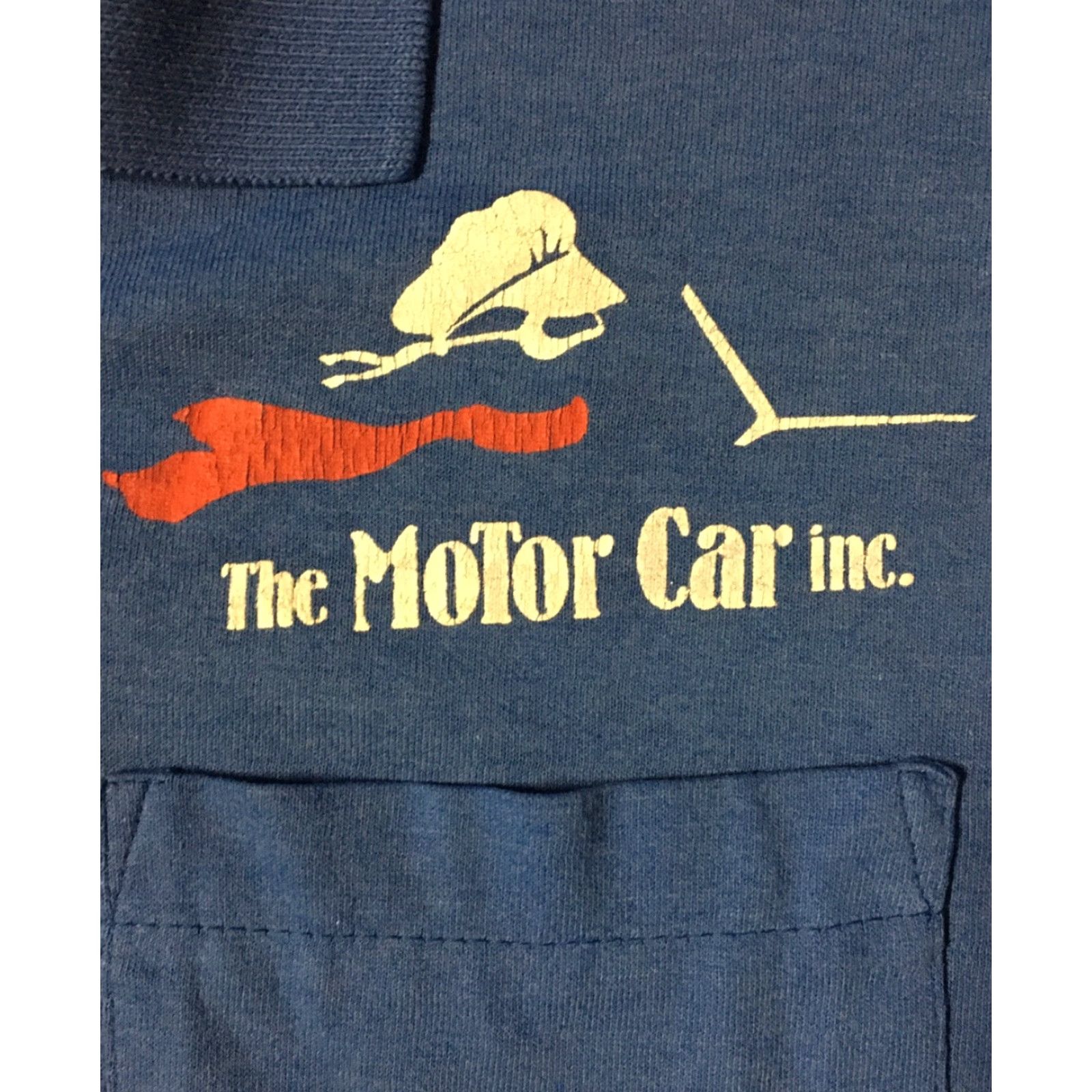 Vintage VINTAGE 80s Motor Car Inc Faded Mechanic Polo Shirt L XL USA Driving Grunge 90s Shirt Mens Blue USA Cars Retro Rockabilly Automotive Surf Skate Jazz Size US L / EU 52-54 / 3 - 4 Thumbnail