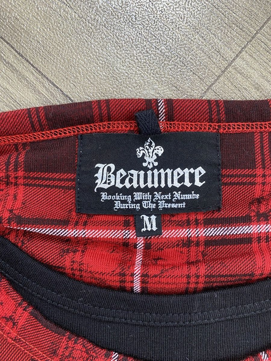 14th Addiction × If Six Was Nine × Le Grande Bleu (L.G.B.) 2000s Beaumerre Asymmetrical Double Layer Punk Longsleeve Size US M / EU 48-50 / 2 - 4 Thumbnail