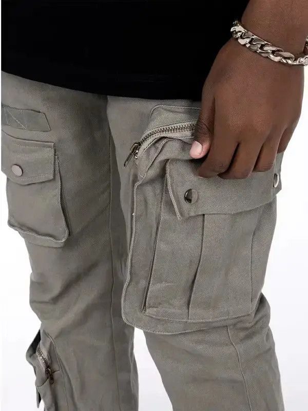 Japanese Brand multi function pocket zip outdoor tech cargo pants Size US 32 / EU 48 - 2 Thumbnail