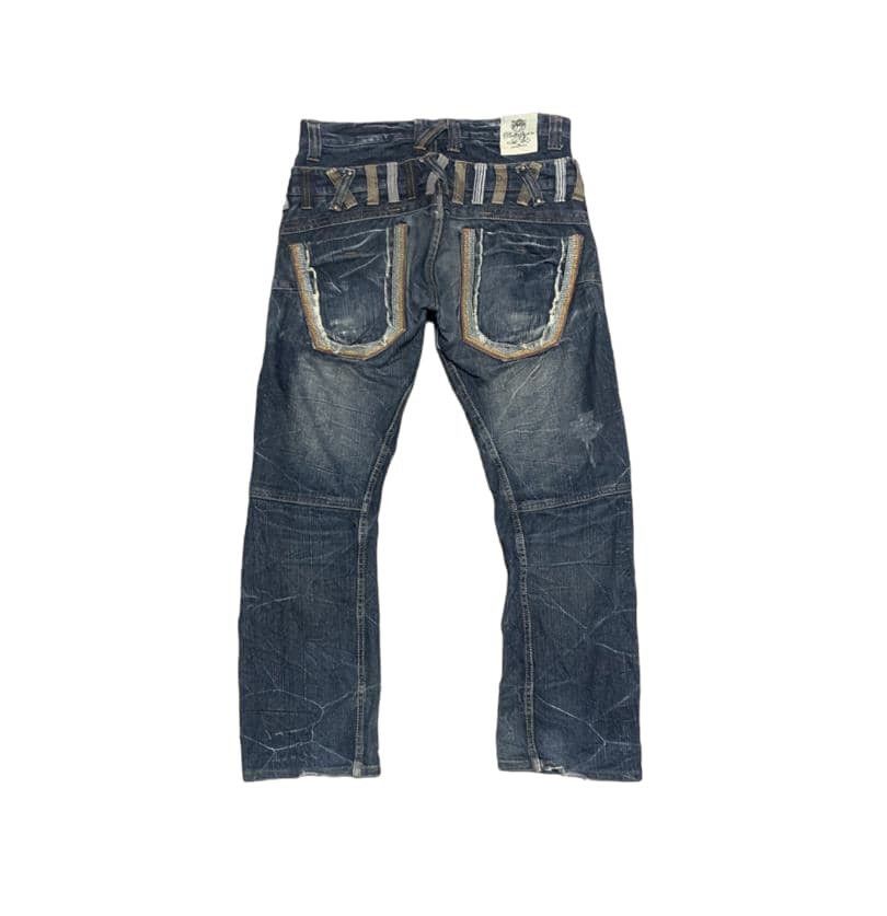 Japanese Brand Dominate Handcrafted Double Waisted Jeans Size US 32 / EU 48 - 5 Thumbnail