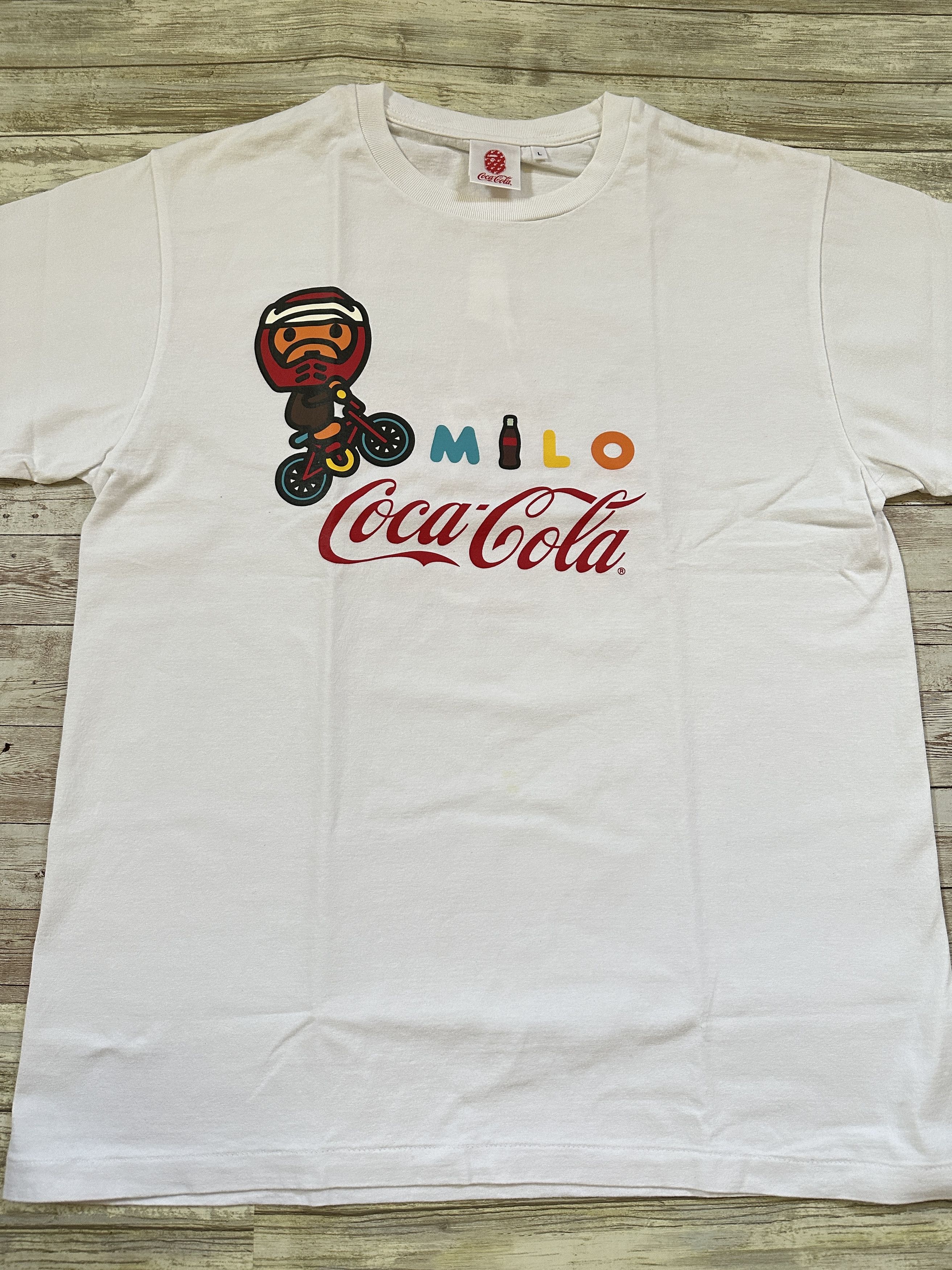 Bape SS20 Baby Milo Coca Cola BMX Tee Size US L / EU 52-54 / 3 - 2 Thumbnail