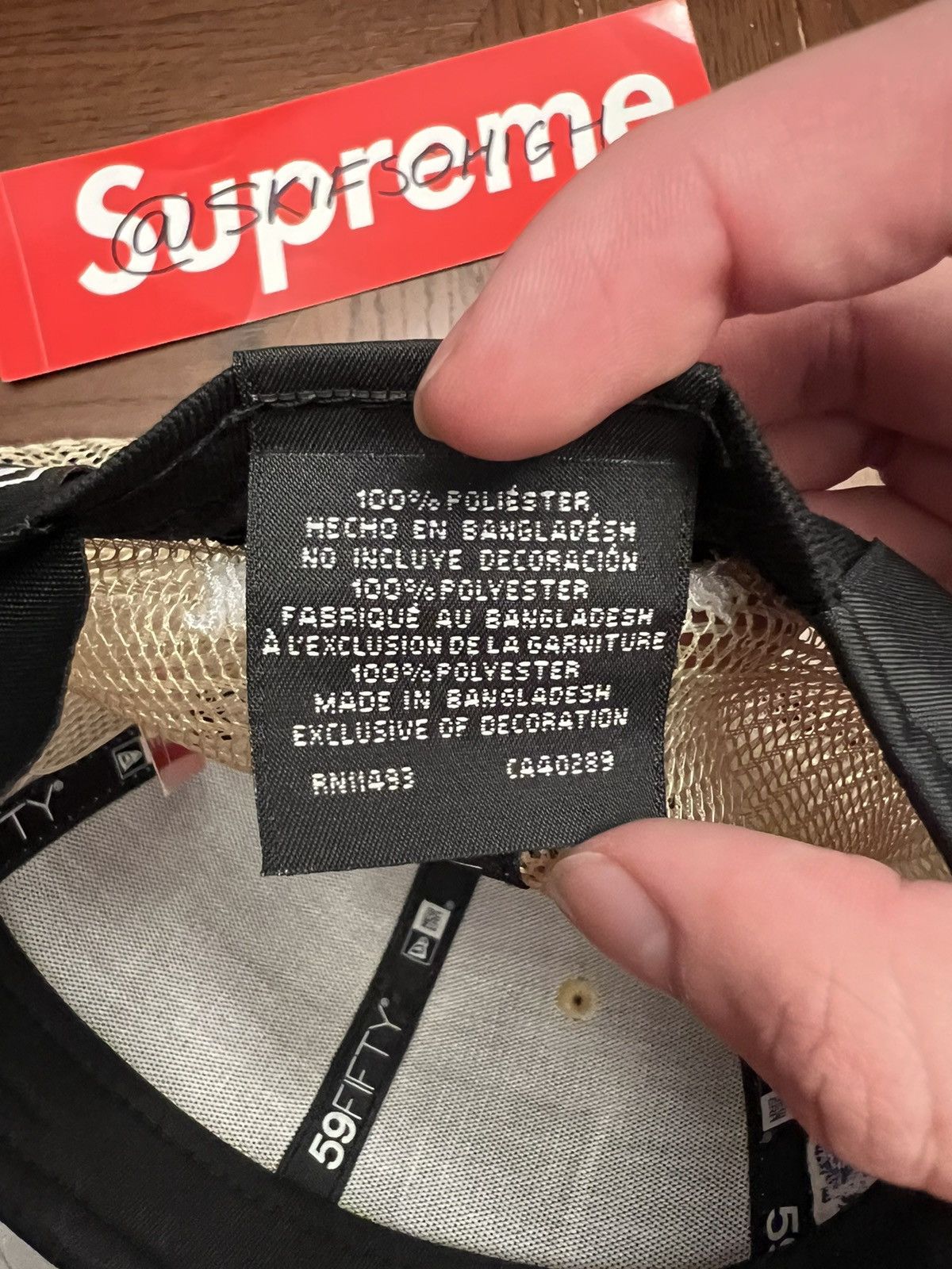 Supreme Supreme Box Logo Mesh Back New Era Cap 7 1/4 | Grailed