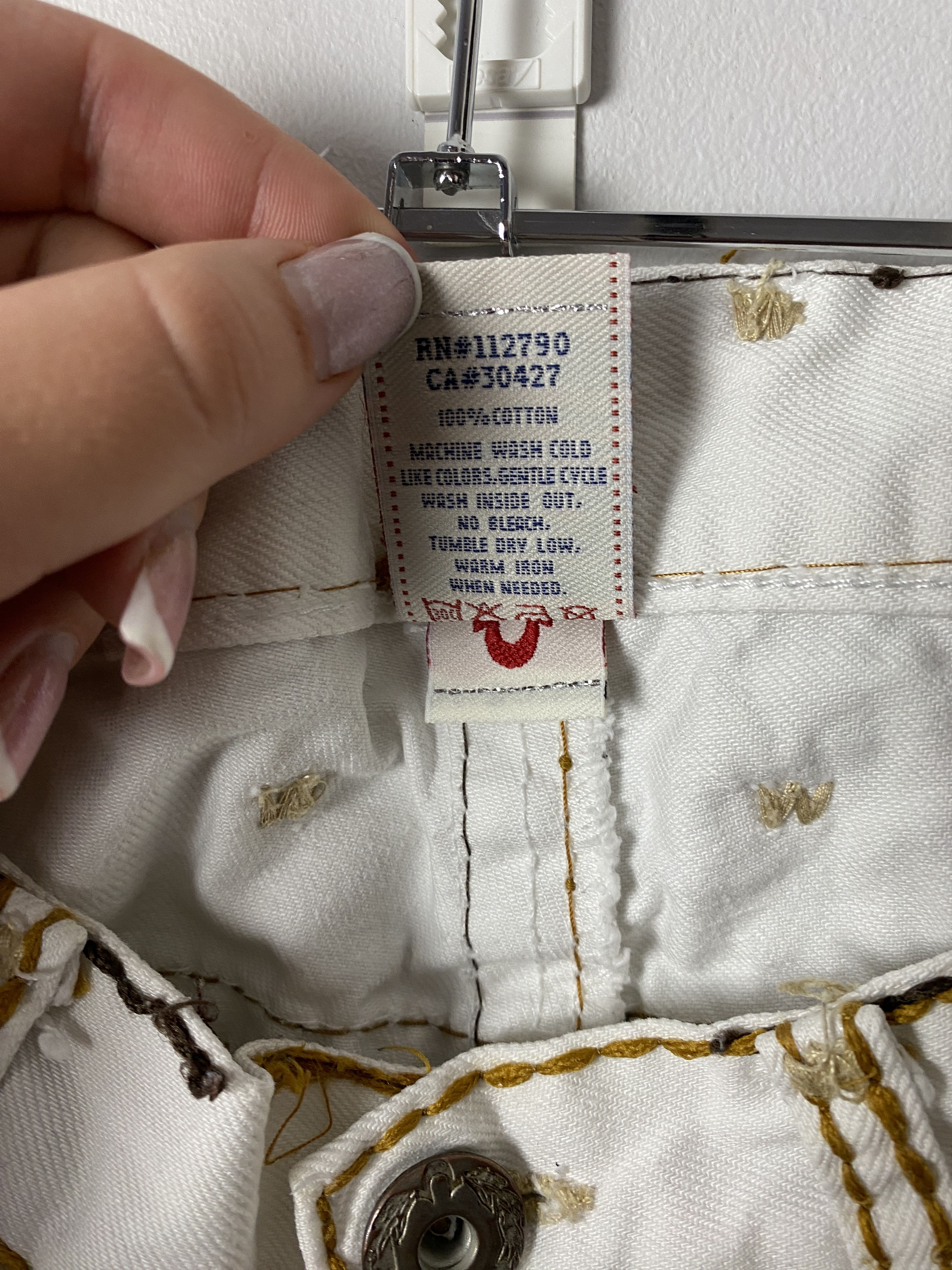 Affliction True Religion affliction y2k 00s jeans denim pants Size US 36 / EU 52 - 5 Thumbnail