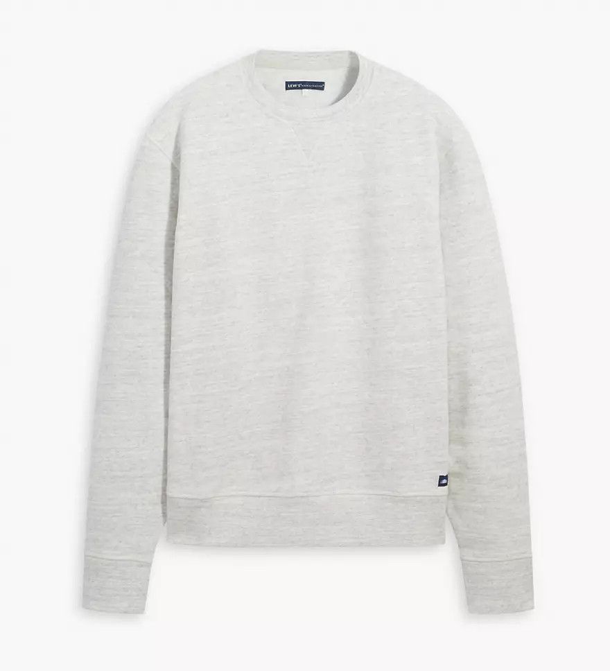 image of Levis x Levis Made Crafted Levi's Made & Crafted Relaxed Sweatshirt Small Grey in Heather Grey