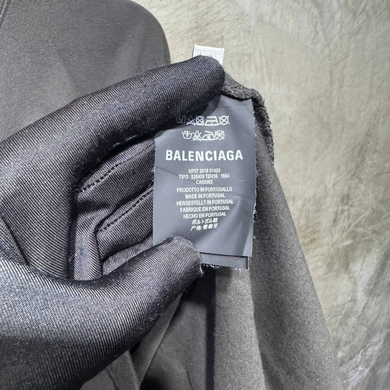 Balenciaga Balenciaga Spell Out logo embroidered tee Size US XXL / EU 58 / 5 - 12 Thumbnail