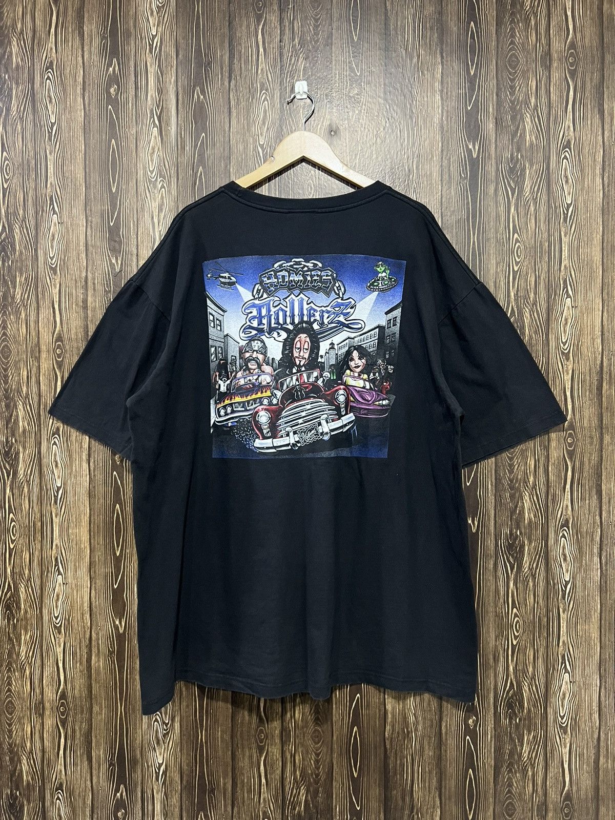 Rap Tees × Vintage Vintage 90s Homies Rollerz Gangsta R&B Tshirt Size US XXL / EU 58 / 5 - 1 Thumbnail