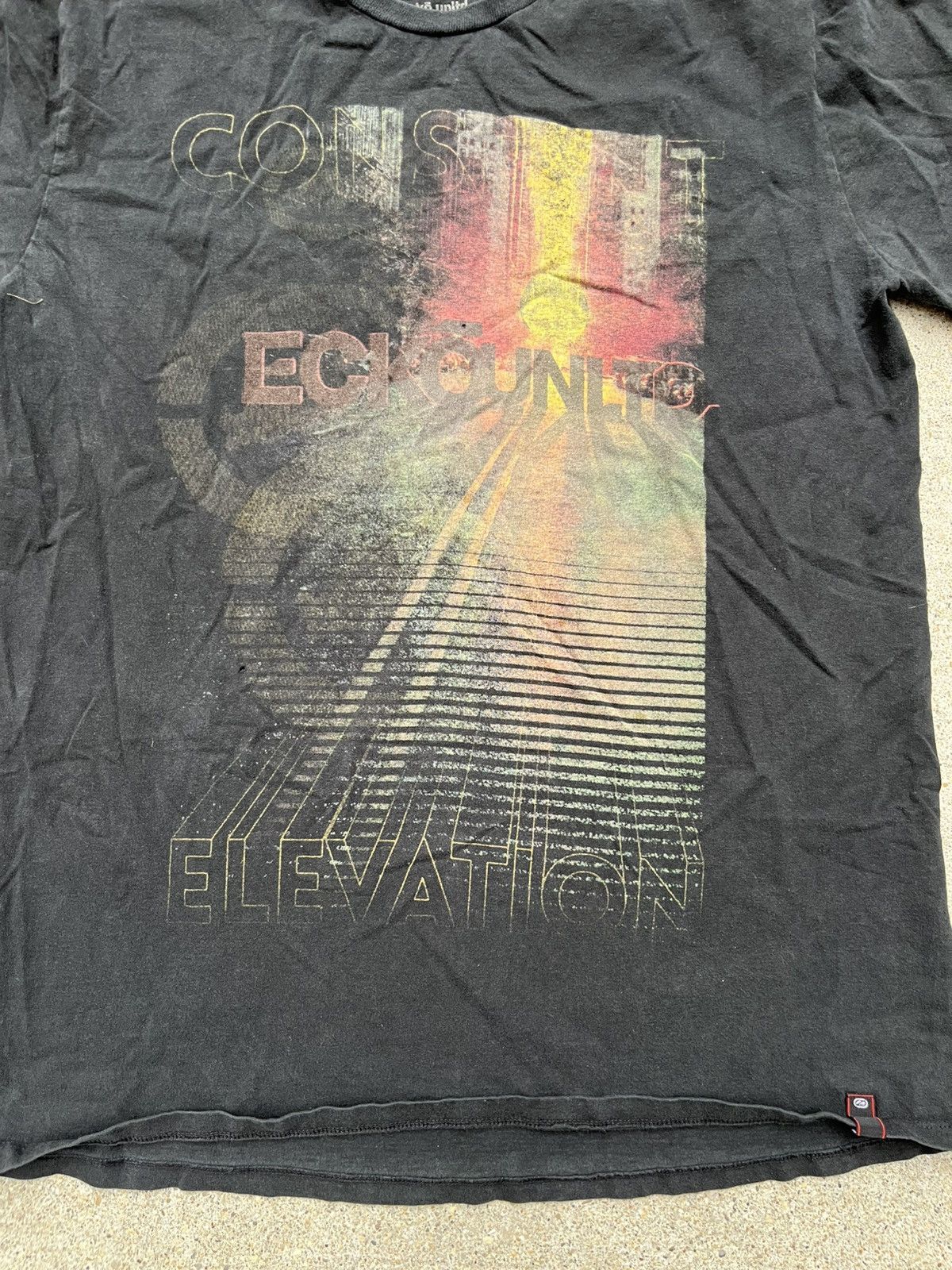 Ecko Unltd. Ecko unltd. Faded Black Affliction Tee Shirt Size US XL / EU 56 / 4 - 2 Thumbnail