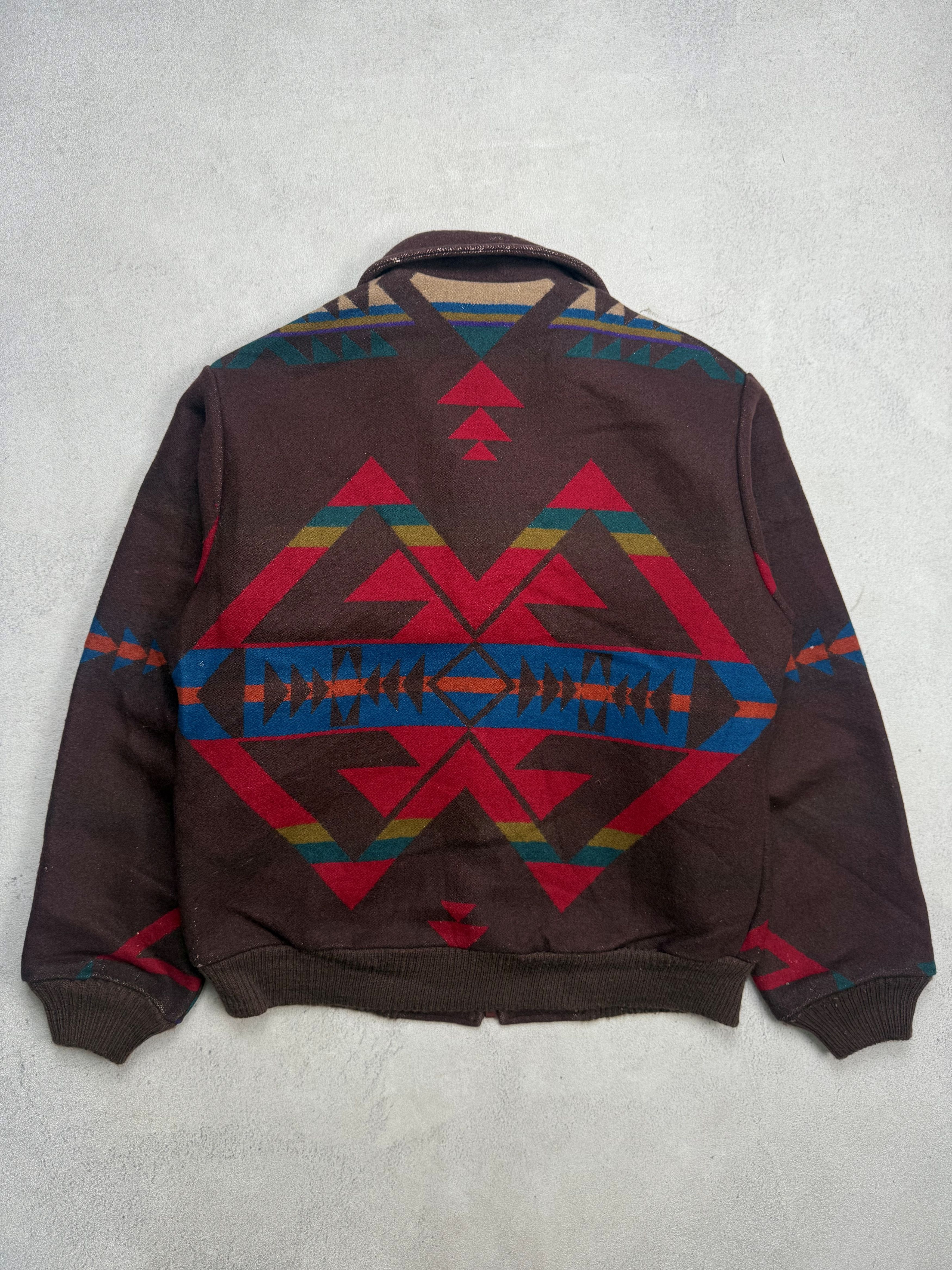 80s Pendleton High Grade Western Wear Aztec Wool Jacket