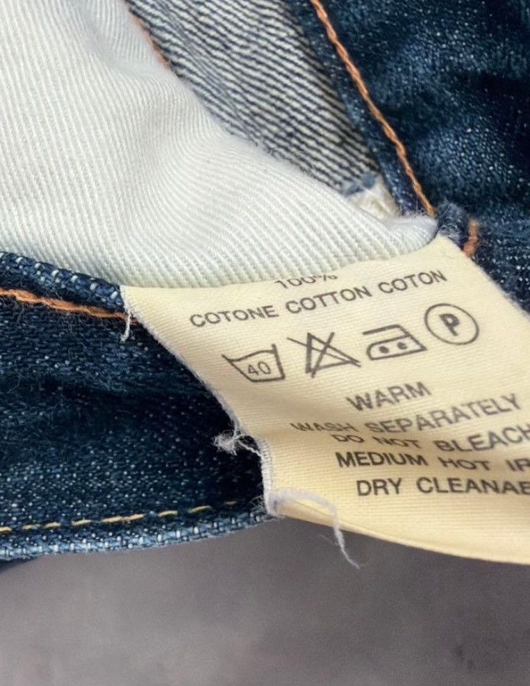 Kapital Japanese Indigo Aizome Denim Jeans Size US 32 / EU 48 - 10 Thumbnail