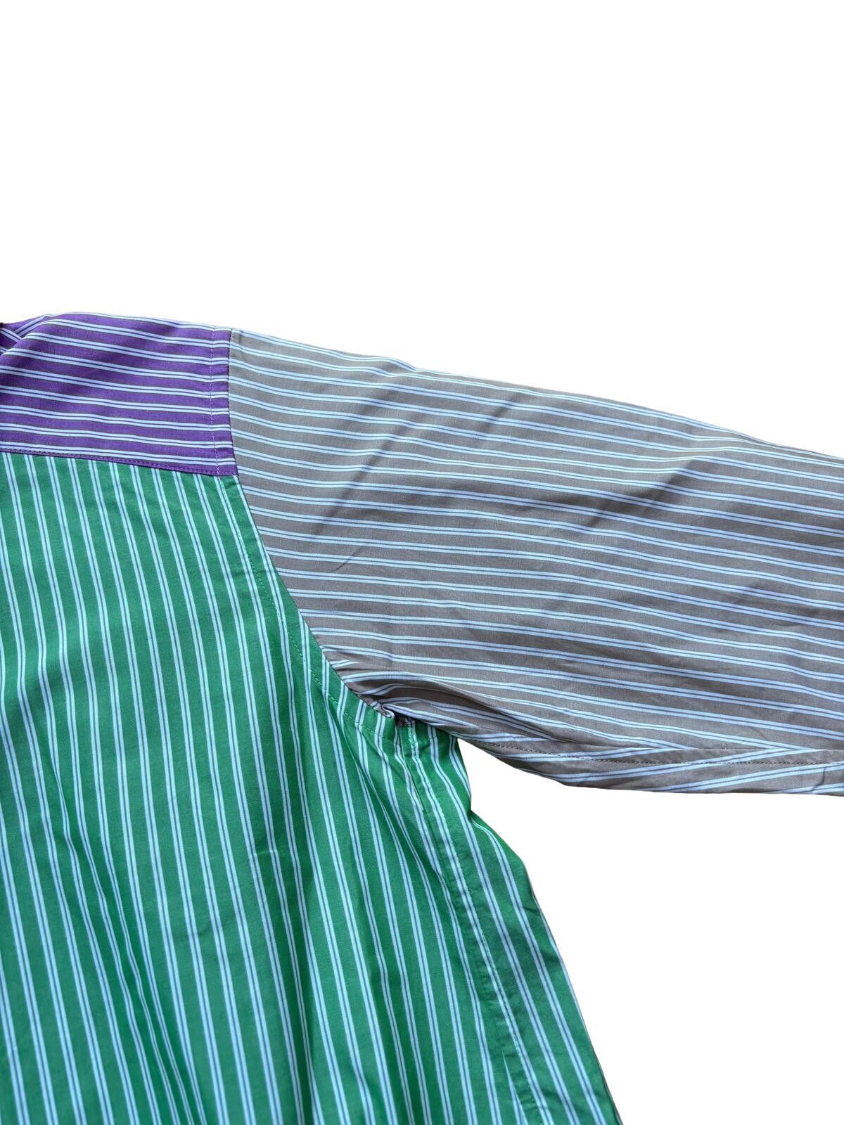 Needles Needles Patchwork Stripe Shirt Multicolour Small Size US S / EU 44-46 / 1 - 4 Thumbnail