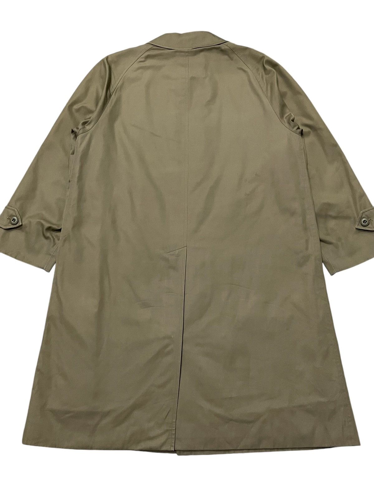 Burberry × Vintage Burberrys Nova Check Wool Lined Trench Coat Long Jacket Size US M / EU 48-50 / 2 - 8 Thumbnail
