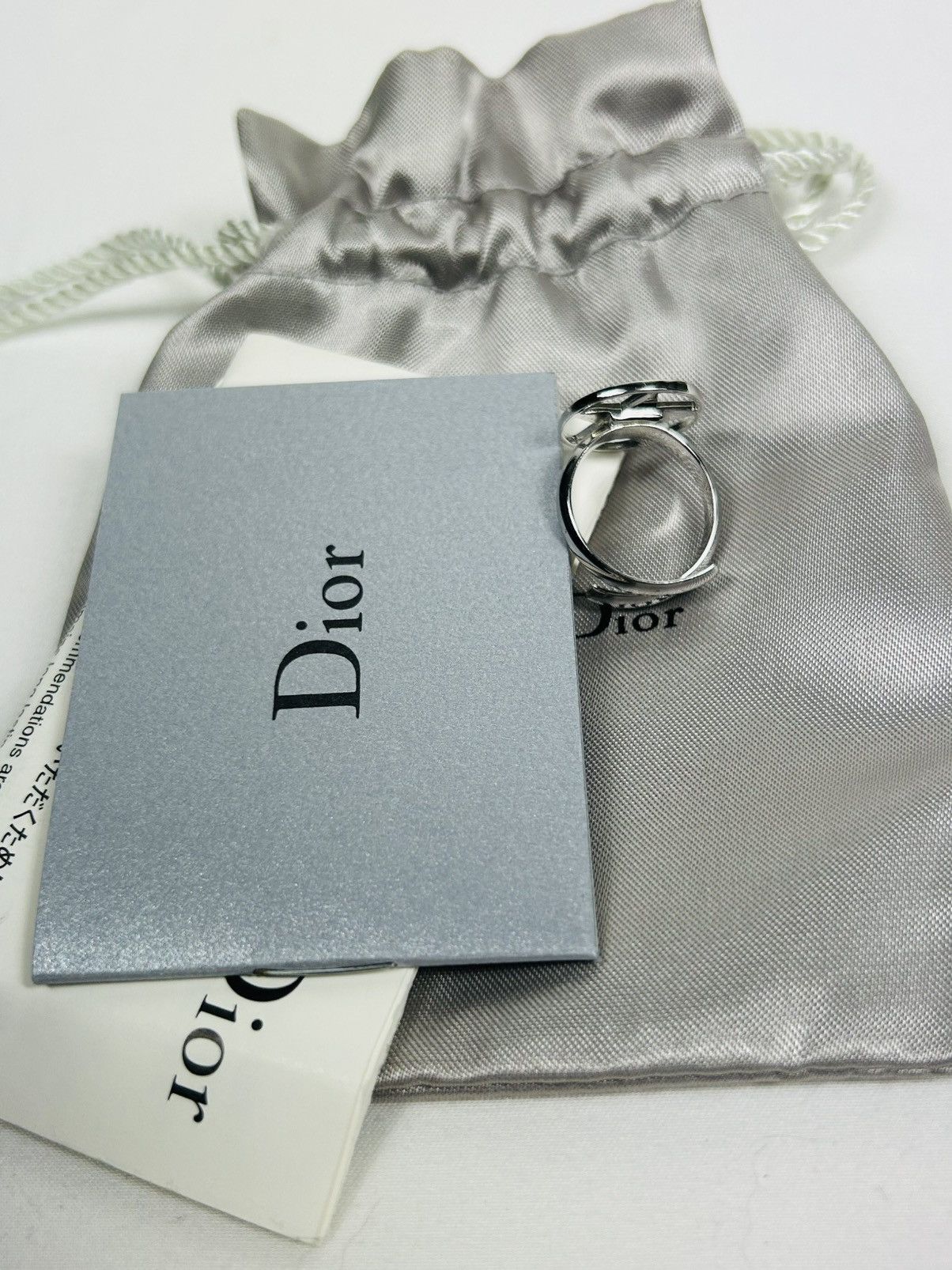 Dior Dior Blue Star Logo Ring One Size Size ONE SIZE - 3 Thumbnail