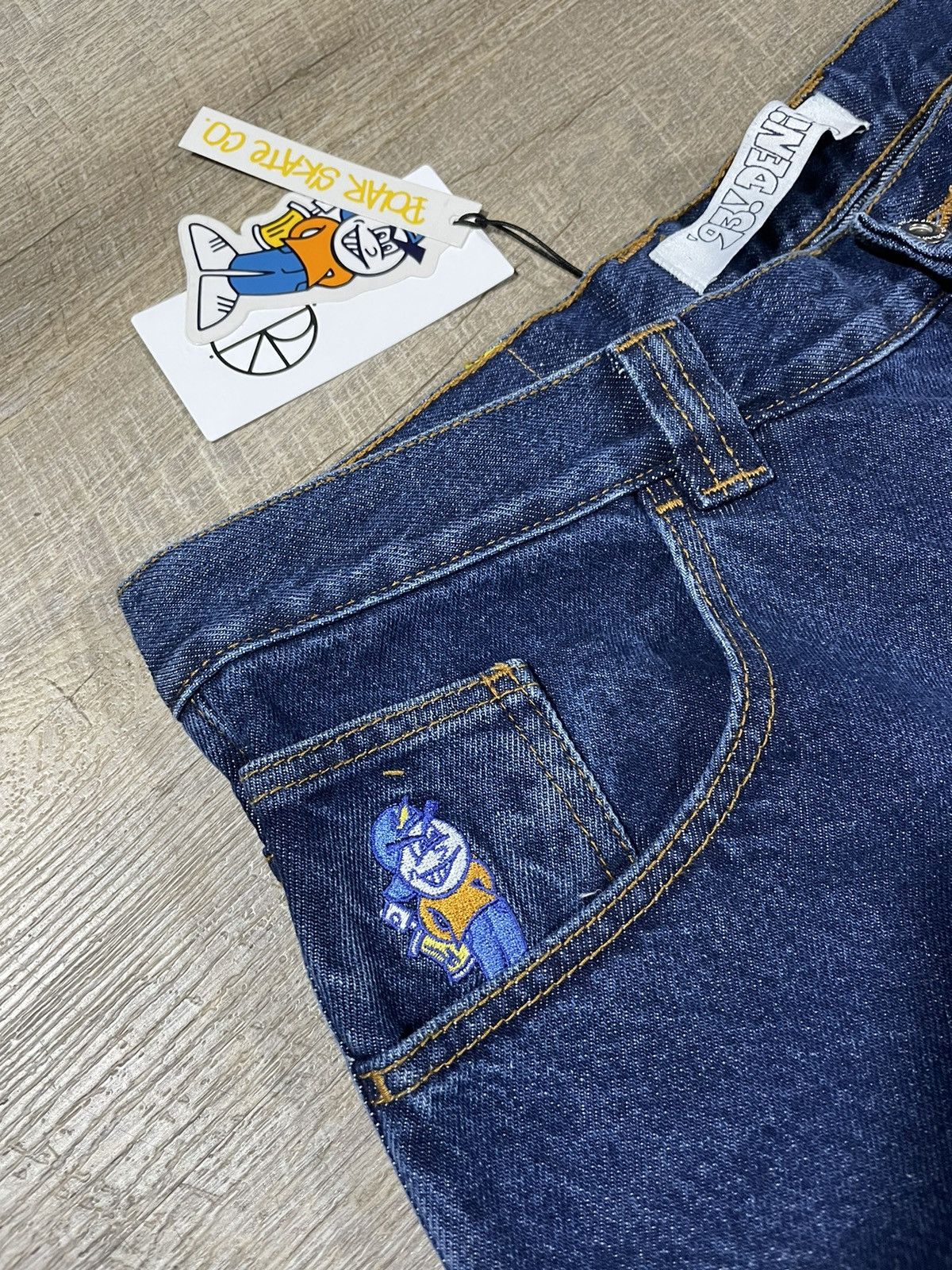 Polar Skate Co. × Vintage Polar Skate Co. ’93 Denim Pants – Dark Blue, W36x32, New Size US 36 / EU 52 - 4 Thumbnail