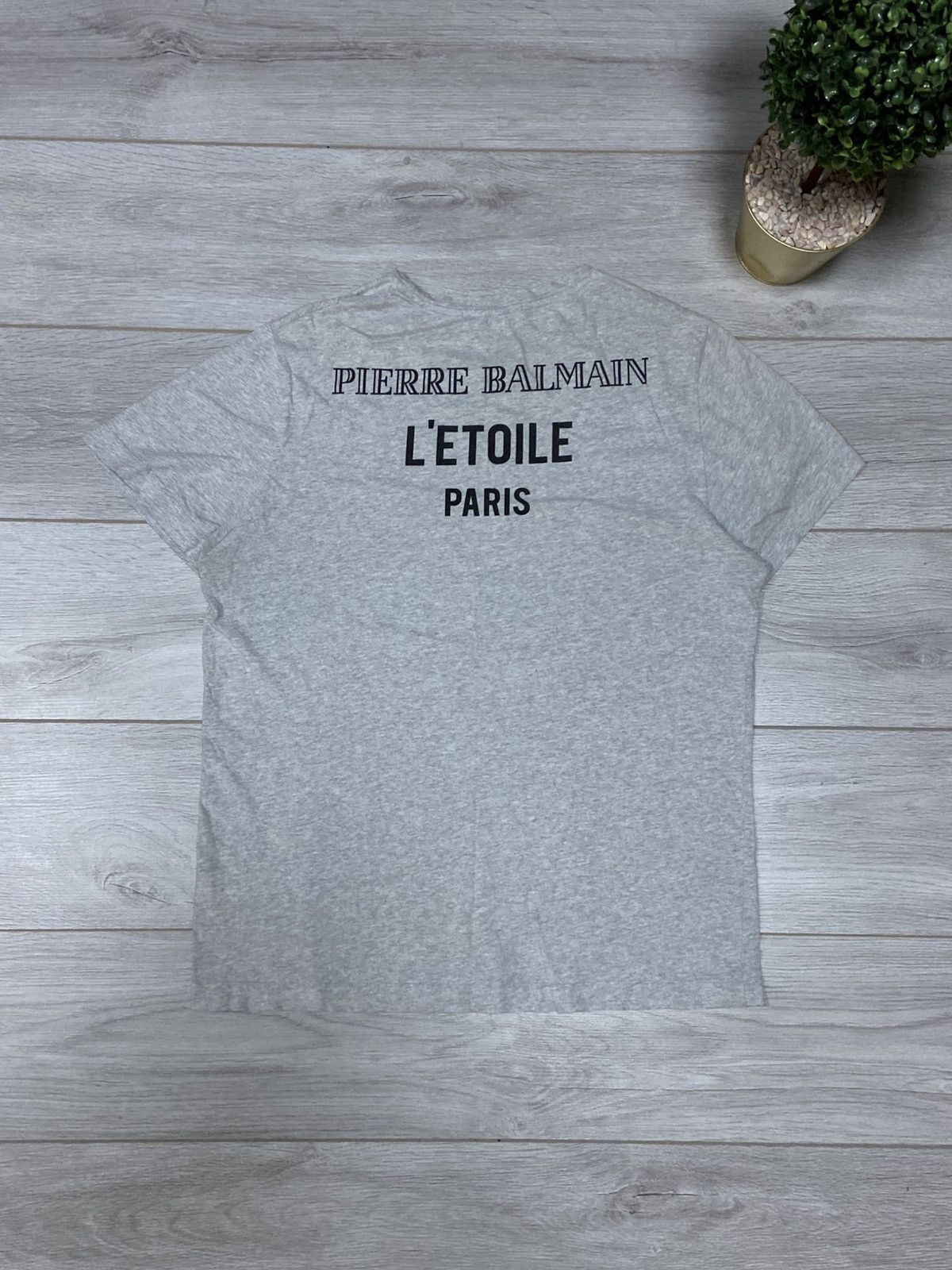 Balmain Pierre Balmain Etoile big star vintage t-shirt Size US M / EU 48-50 / 2 - 2 Thumbnail