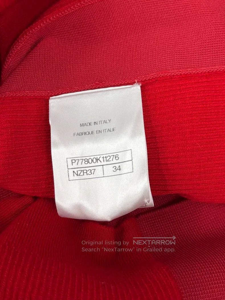 Chanel Chanel Ski series red woollen sweater long sleeves Size XXS / US 00 / IT 34 - 4 Thumbnail