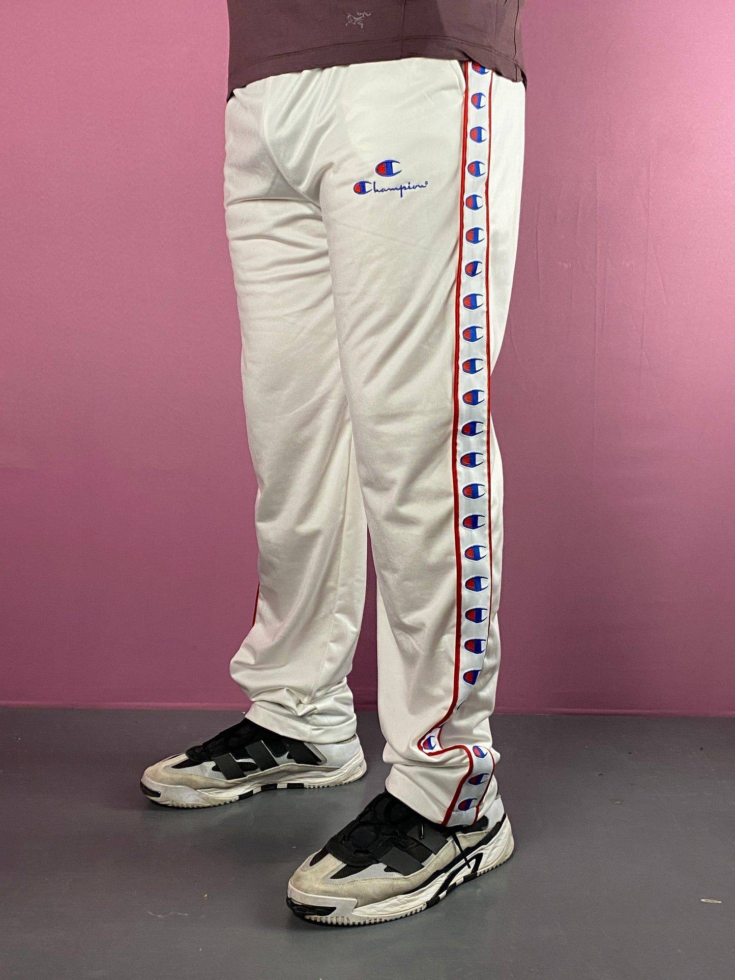 Champion Champion Vintage Men's Side Tape Track Pants - XXL Size US 42 / EU 58 - 1 Thumbnail