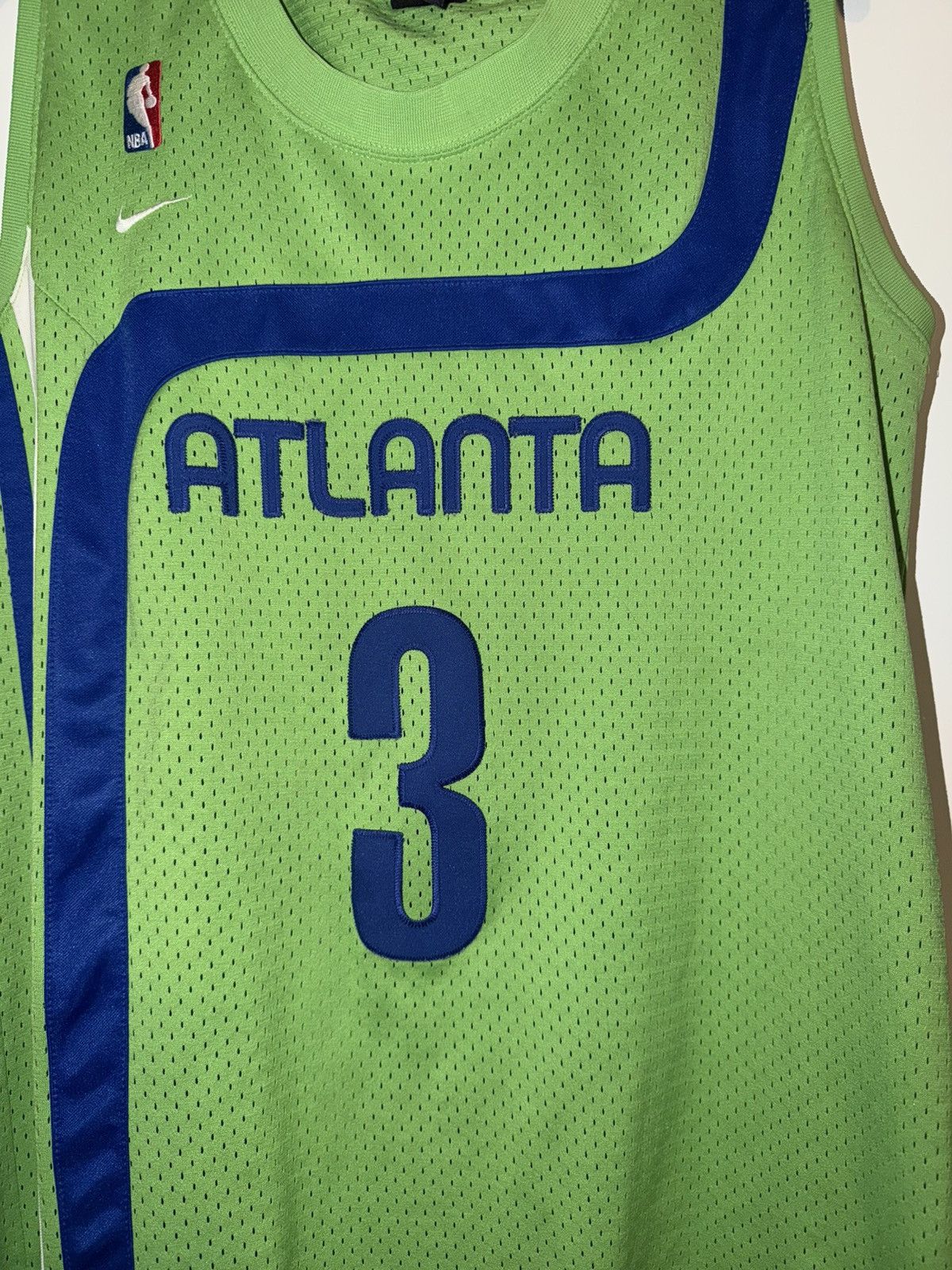 Nike Vintage Nike Atlanta Hawks Shareef Jersey Mens M Green NBA Size US M / EU 48-50 / 2 - 2 Thumbnail