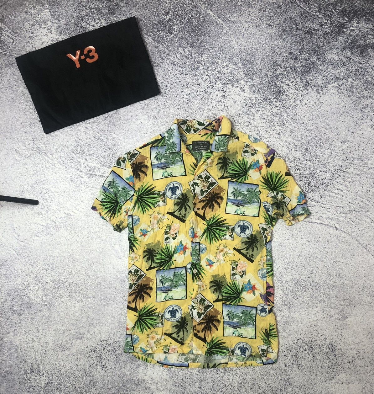 Vintage Crazy Hawaiin vintage men’s size Xc y2k rare usa drill ykk Size US XS / EU 42 / 0 - 1 Thumbnail