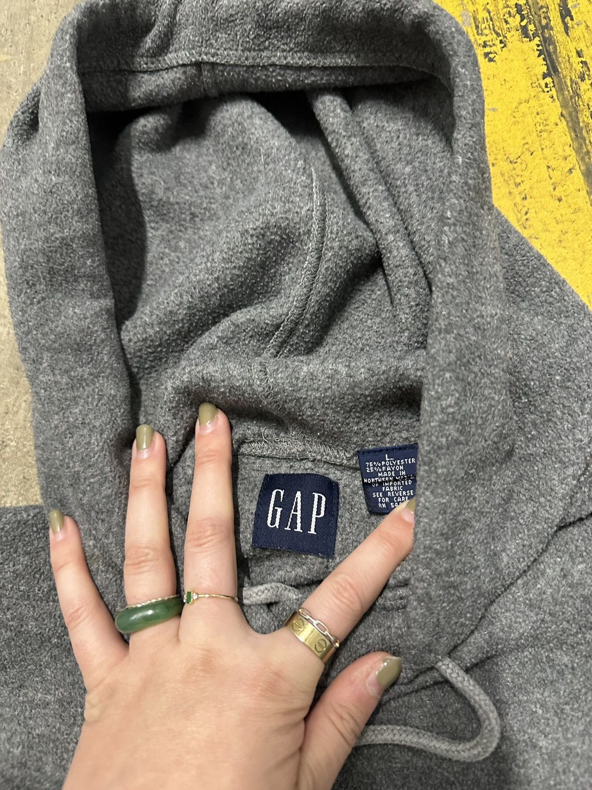 Gap × Vintage Y2K GAP fleece hoodie Size US L / EU 52-54 / 3 - 6 Thumbnail