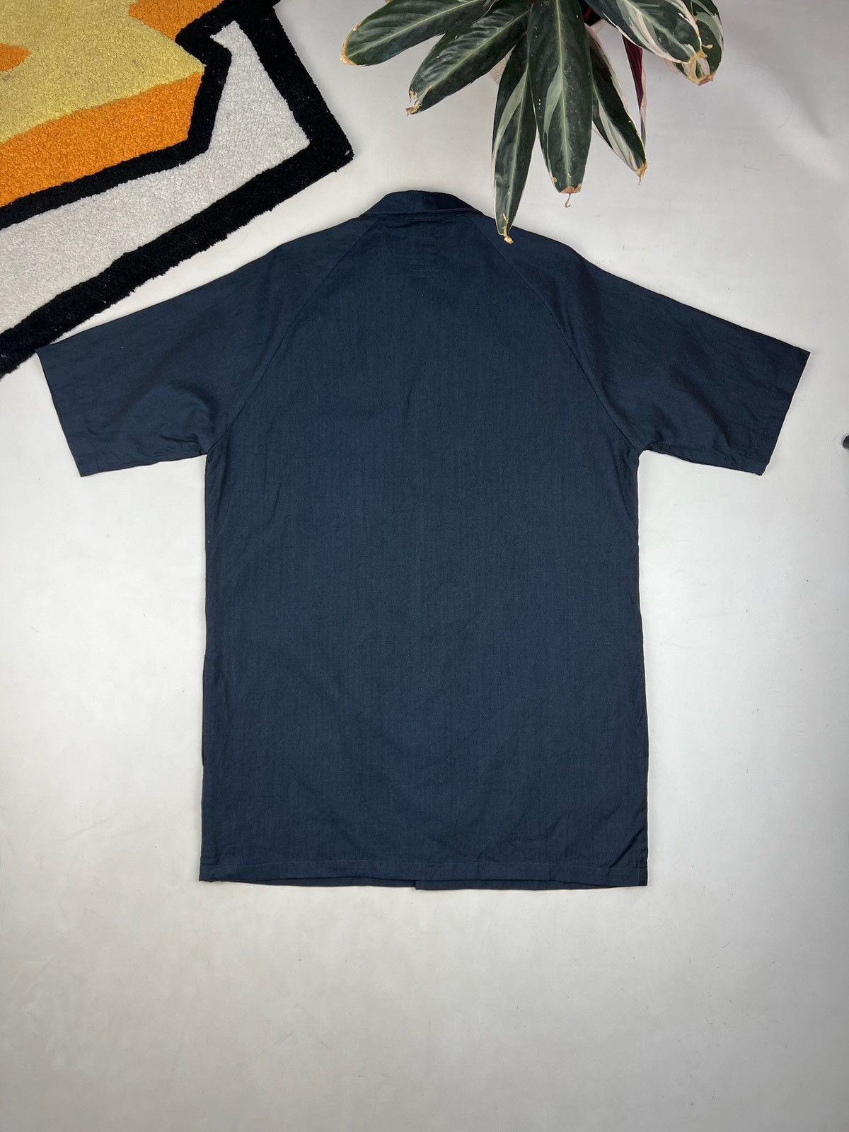 Japanese Brand Mamnick Shirt Made in Japan VIRGIN WOOL LINEN COTTON Size US XL / EU 56 / 4 - 6 Thumbnail