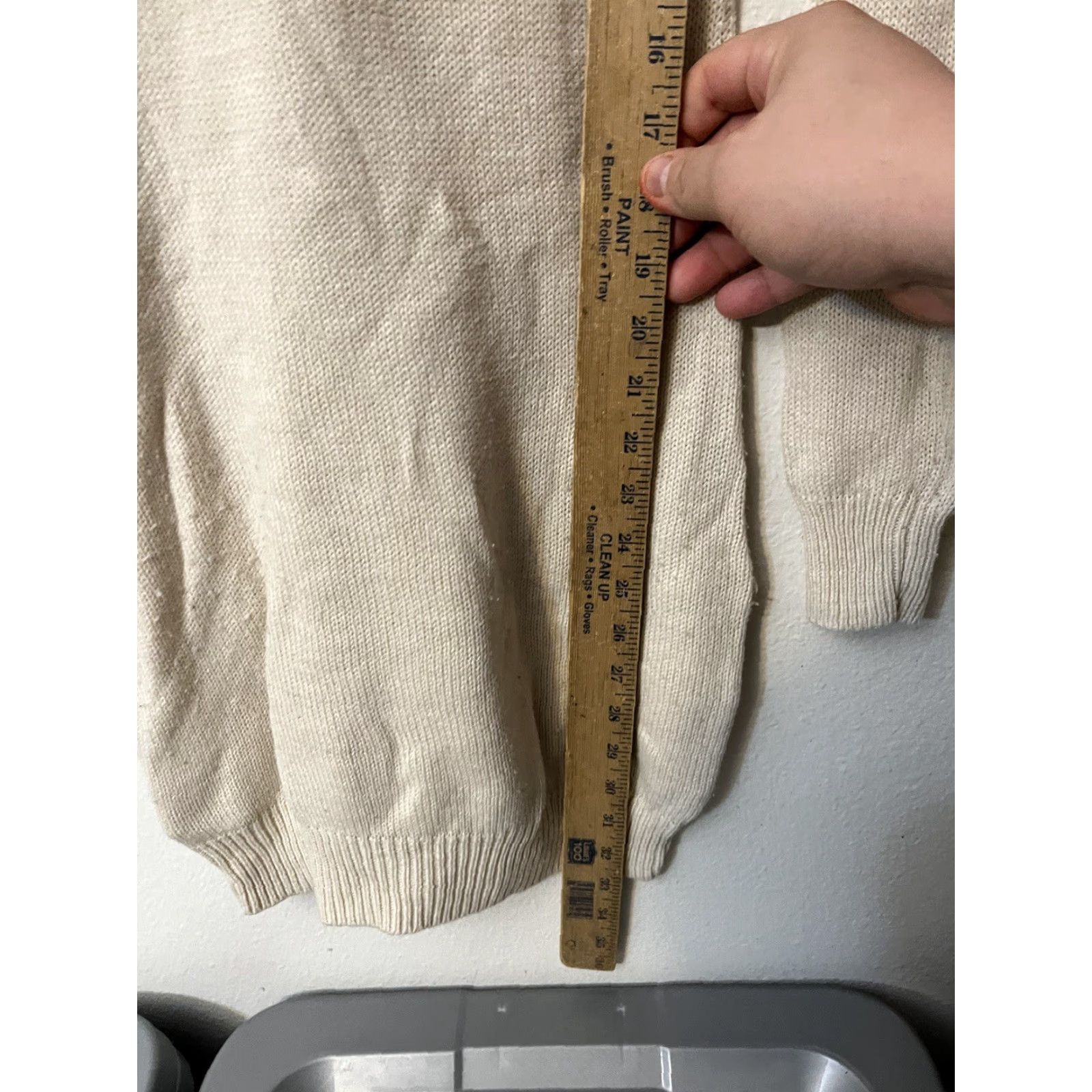 H&M H&M Basic Turtle Neck Pullover Beige Cotton Blend Sweater Dress Women's Size XS Size XS / US 0-2 / IT 36-38 - 5 Thumbnail