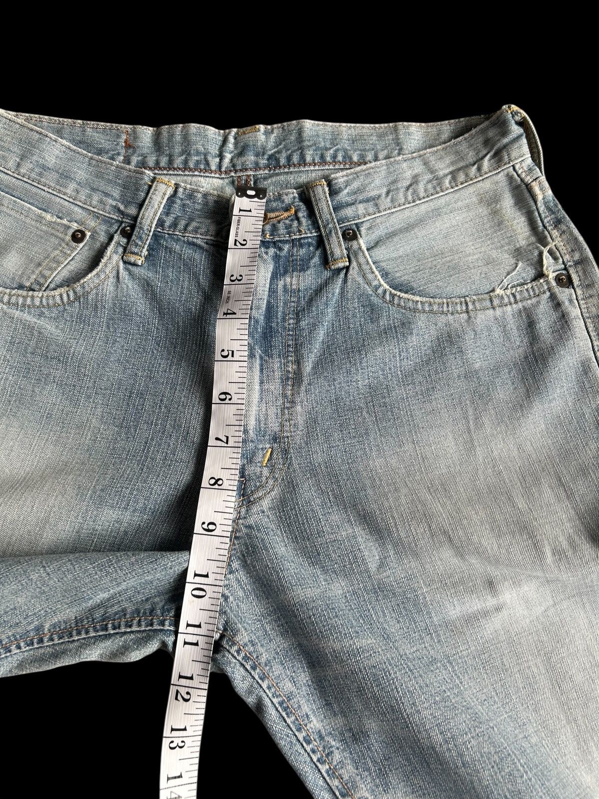 Kapital Vintage Edwin 505ZX Selvedge Distressed Faded Denim Jeans Size US 30 / EU 46 - 15 Thumbnail