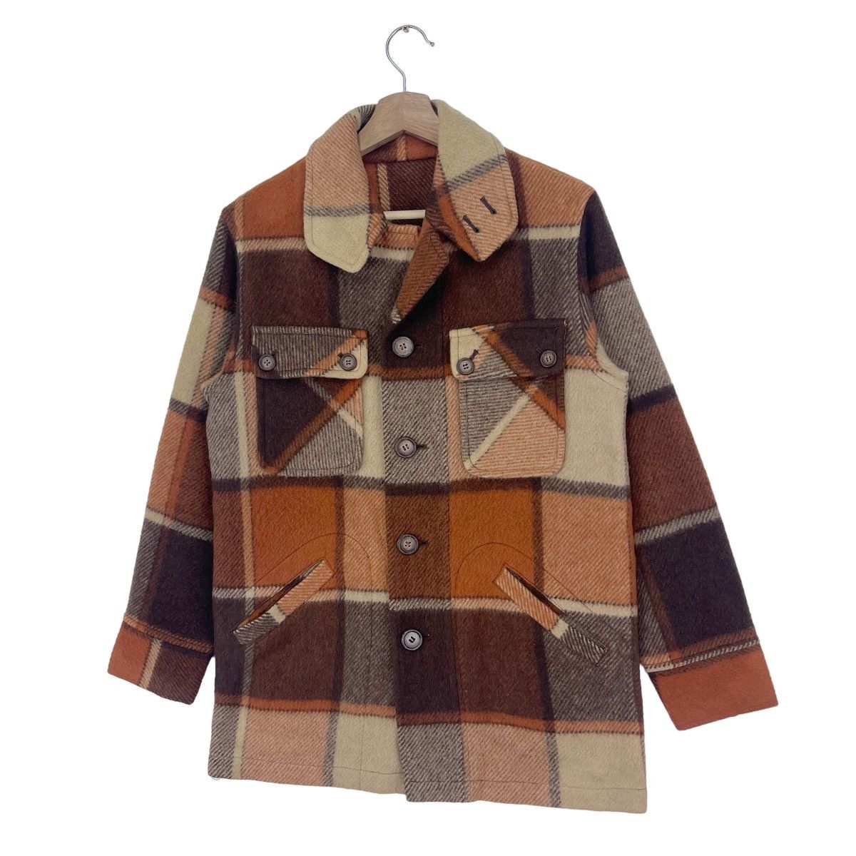 GQ GQ Wool Plaid Tartan Jacket Size US M / EU 48-50 / 2 - 6 Thumbnail